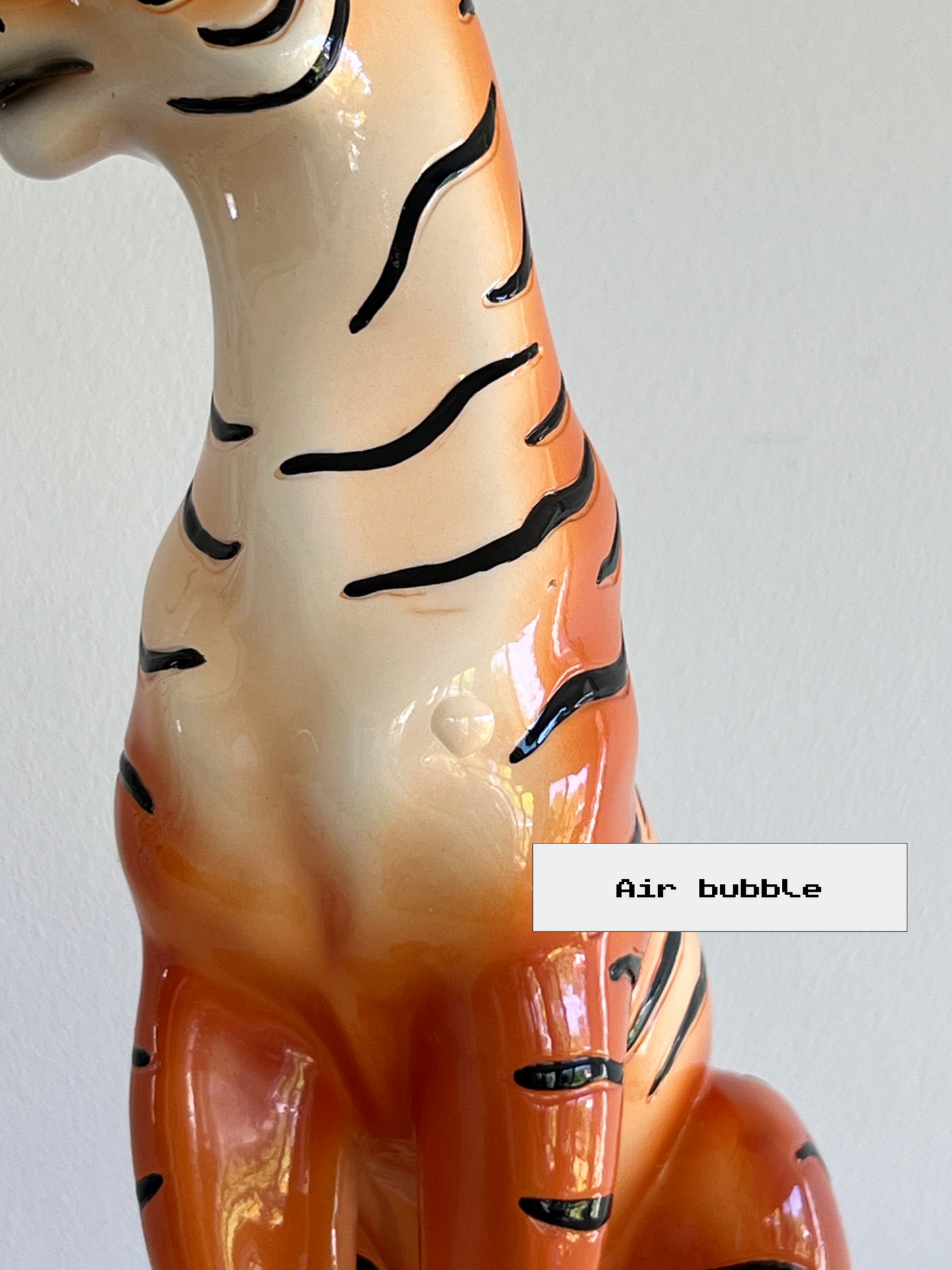 Flawed Tiger Statue