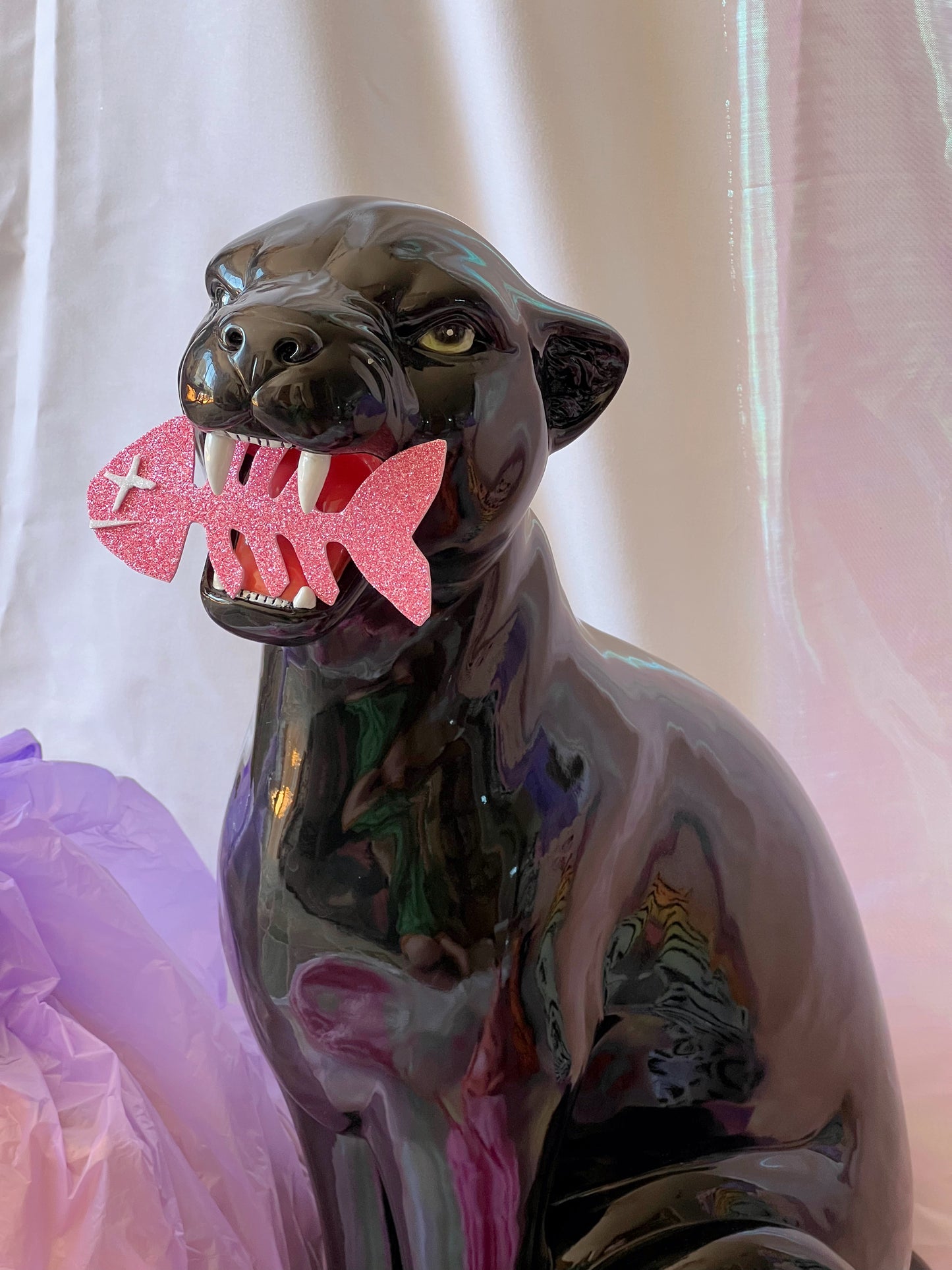 Flawed Big Panther Statue