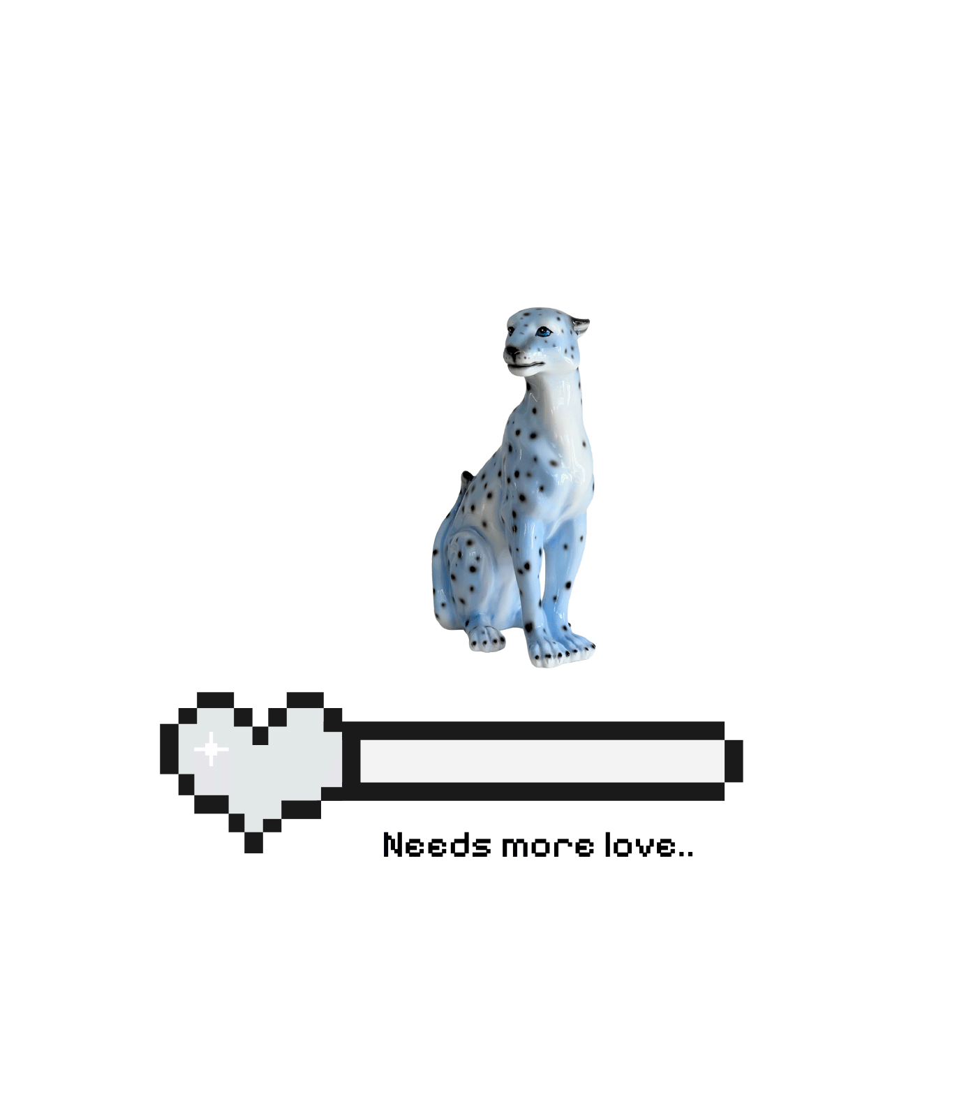 Mini Sky Blue Leopard
