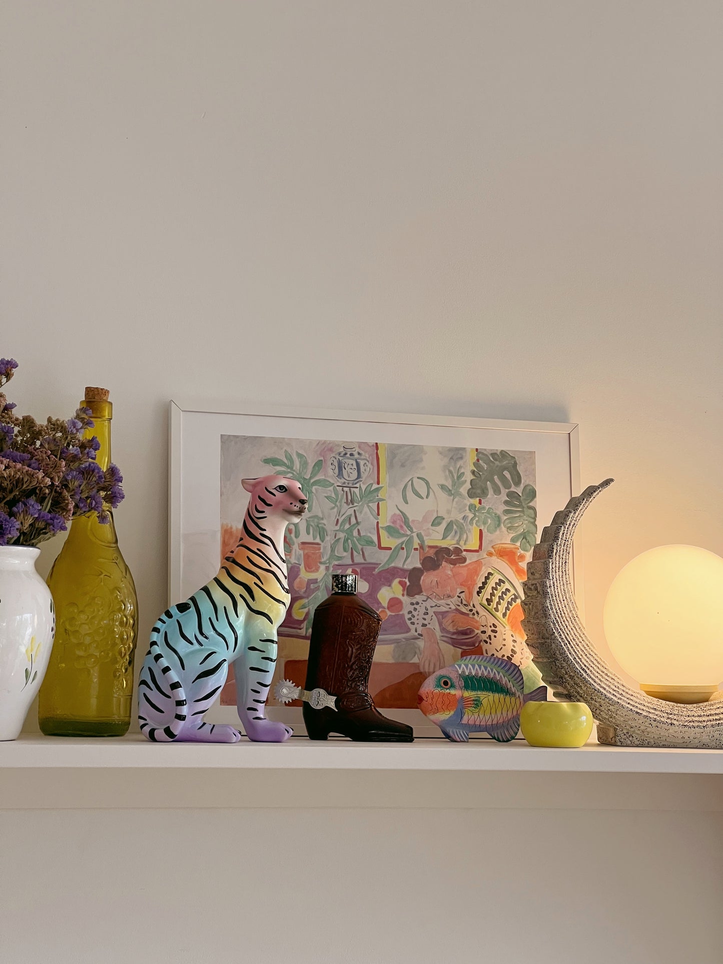 Celeste the Rainbow Tiger Statue