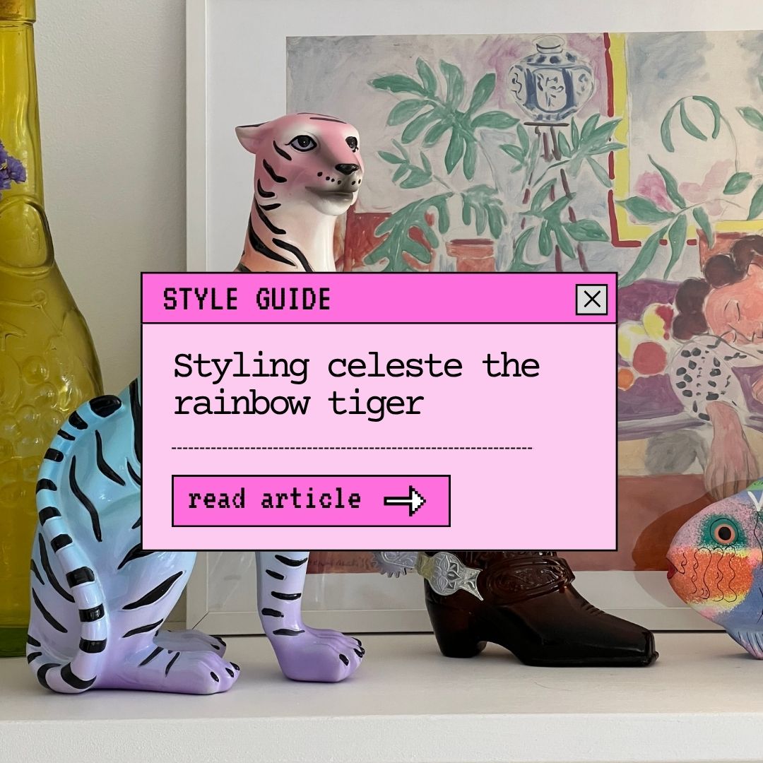 Styling Celeste the Rainbow Tiger