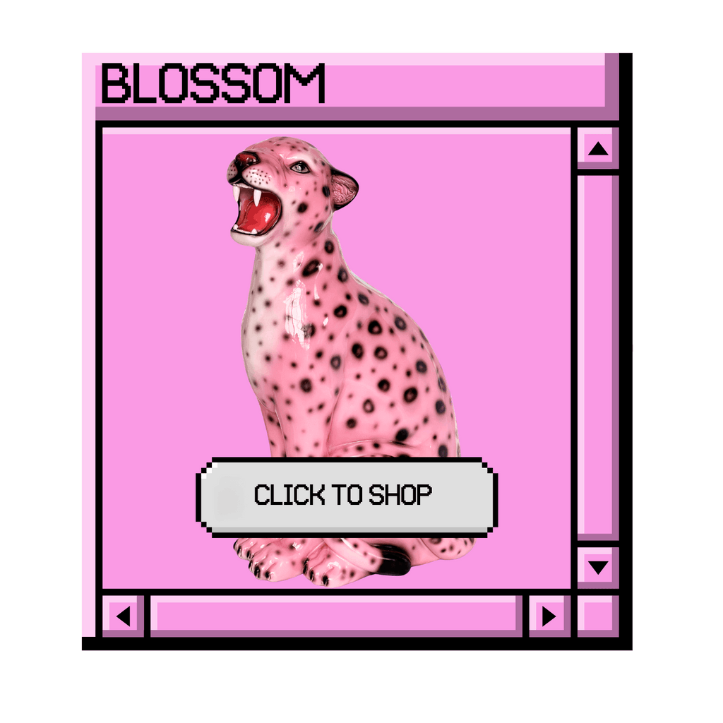 Opal the Rainbow Leopard Statue