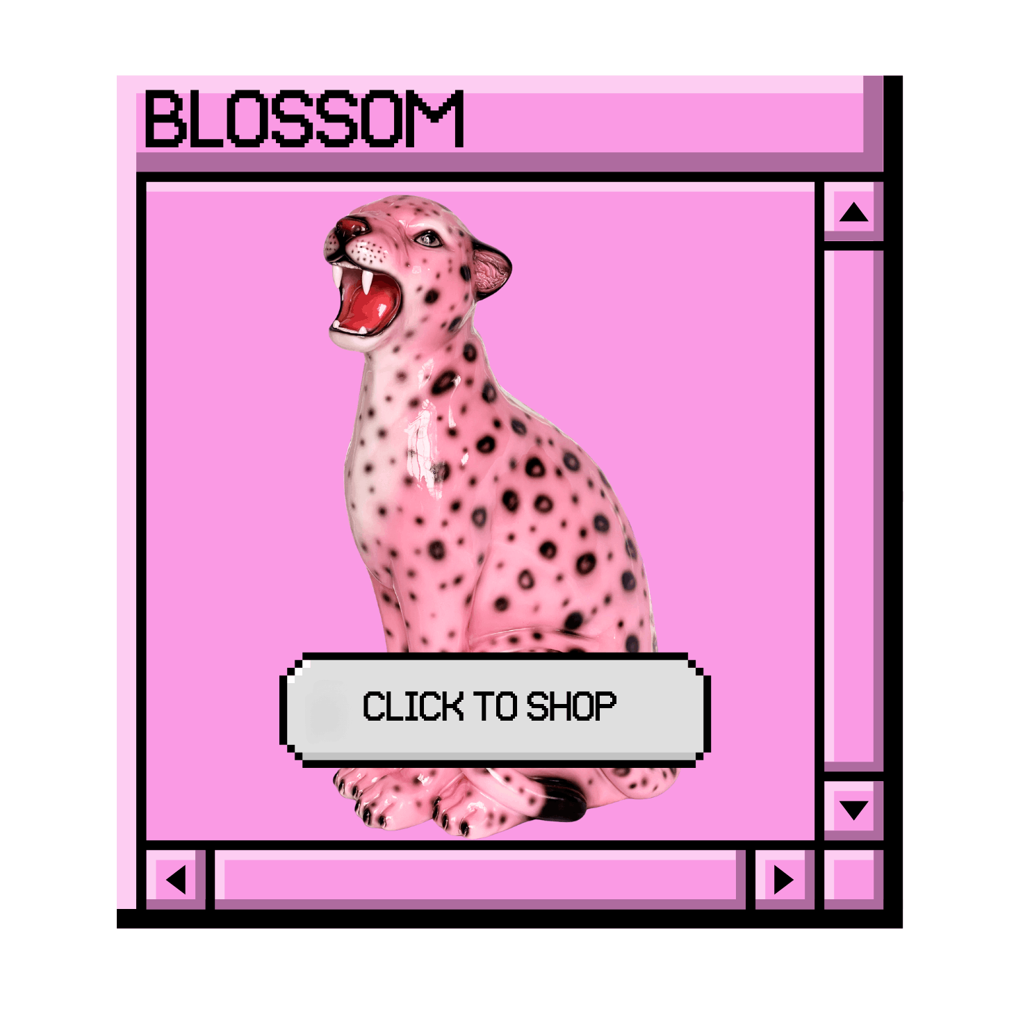 Opal the Rainbow Leopard Statue