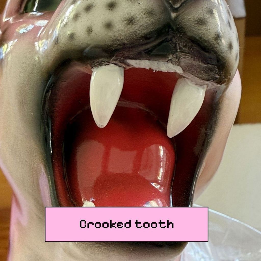 Flawed Valentina the Love Heart Leopard Statue