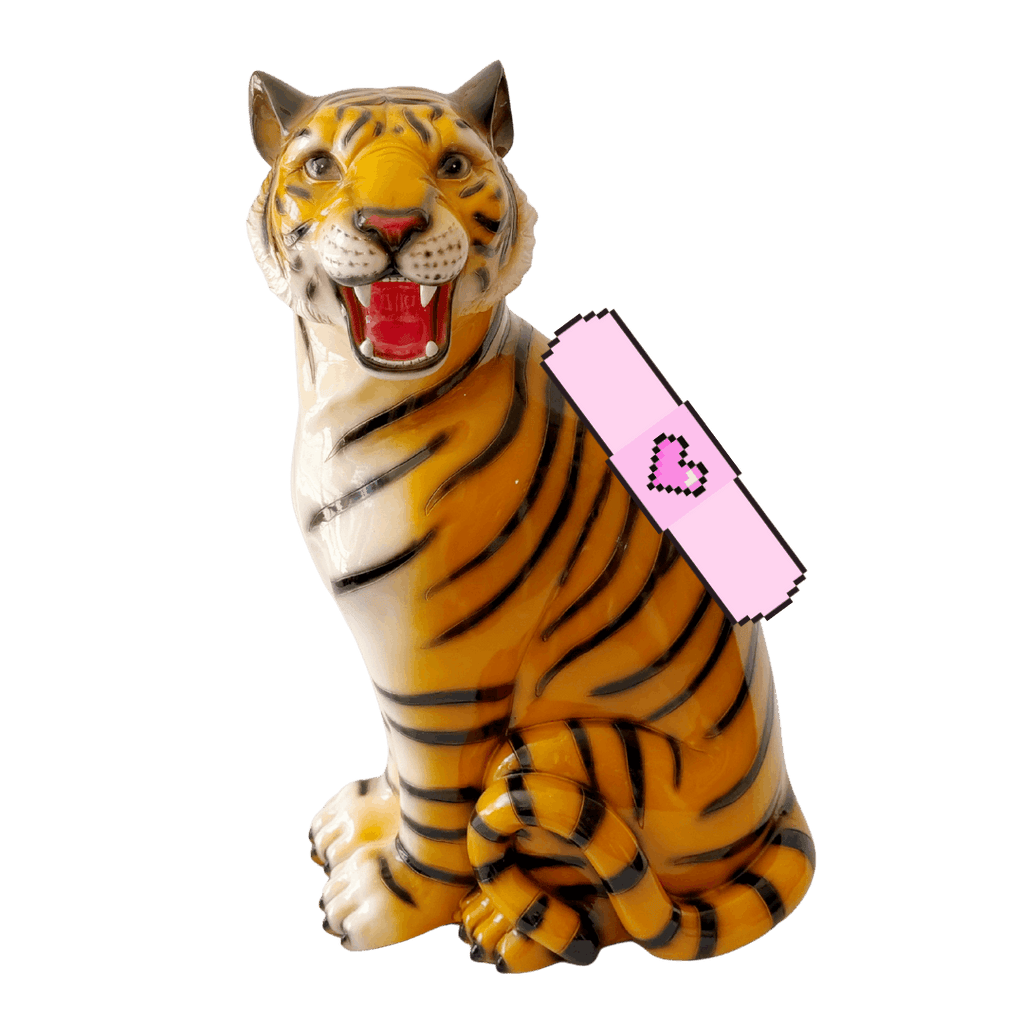 Flawed Auron the Big Tiger Statue