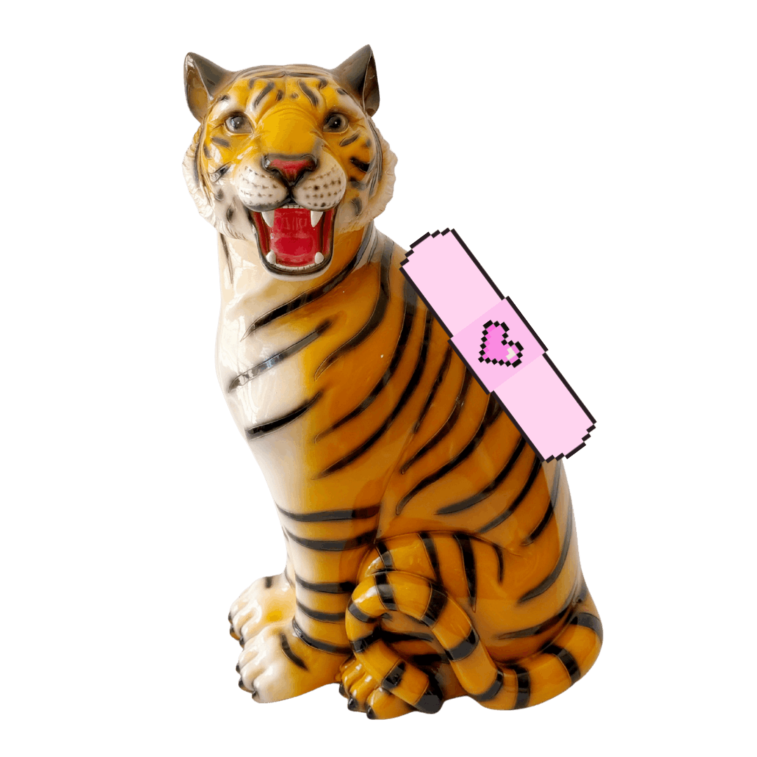 Flawed Auron the Big Tiger Statue