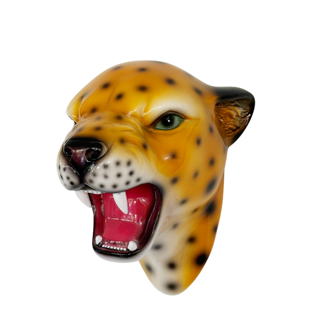 Saffron the Natural Leopard Wall Mounted Head