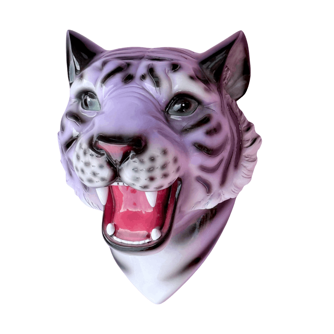 COMING SOON Amethyst the Purple Tiger Wall Mounted Head