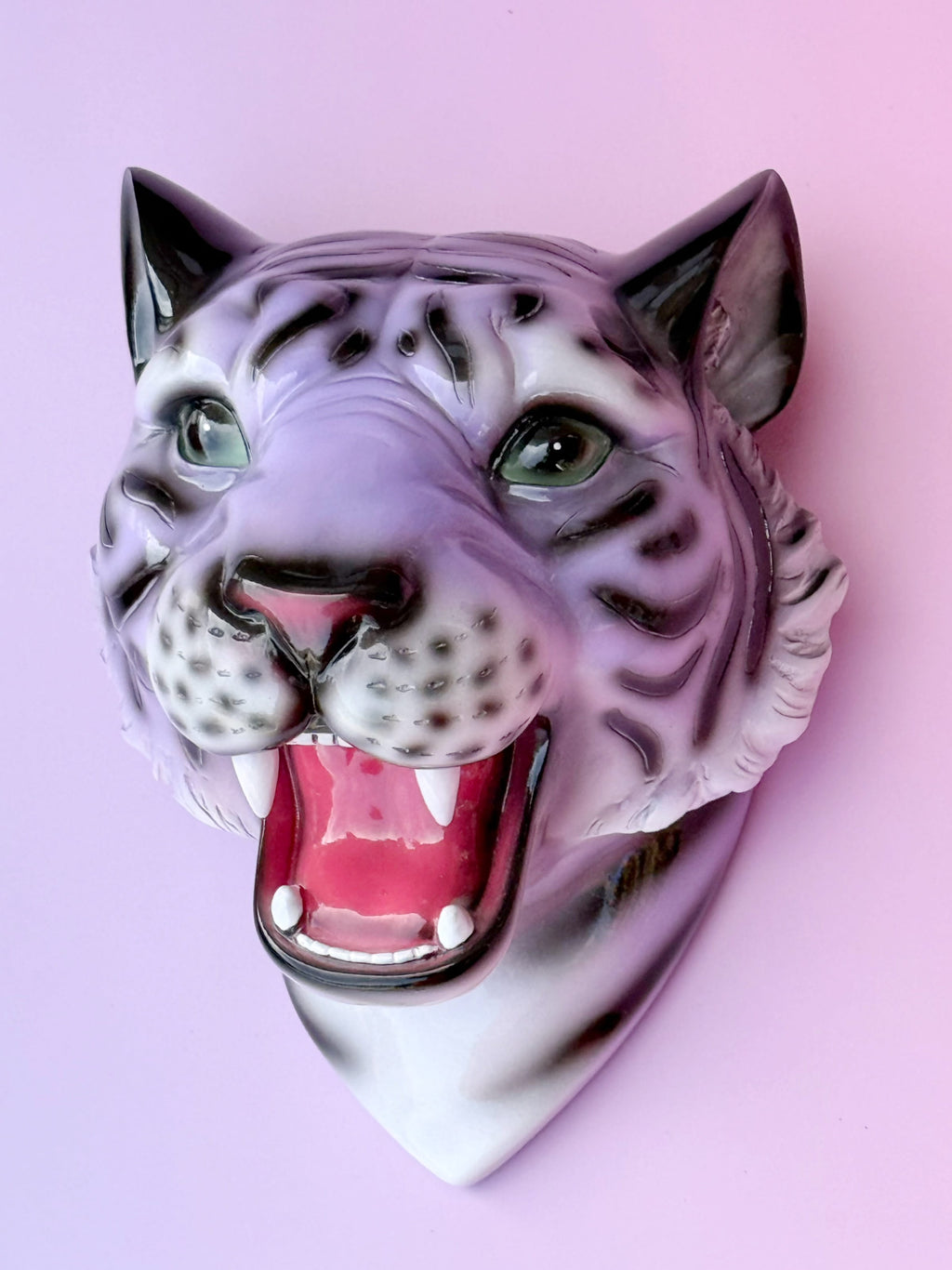COMING SOON Amethyst the Purple Tiger Wall Mounted Head