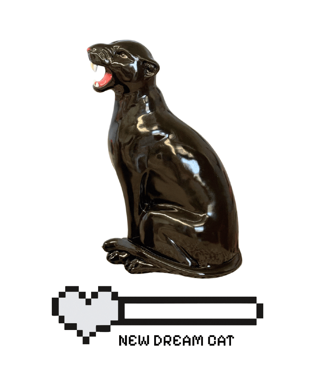 80cm Panther Statue