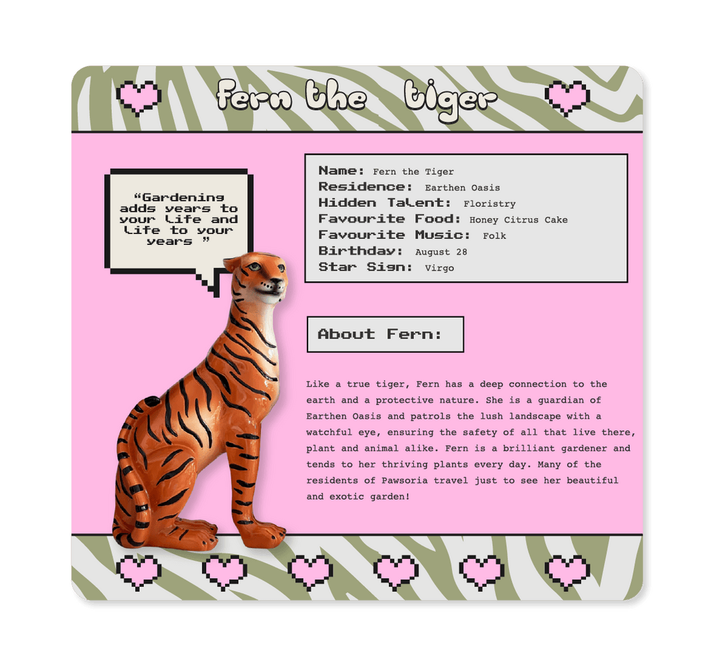 Fern the Tiger Statue