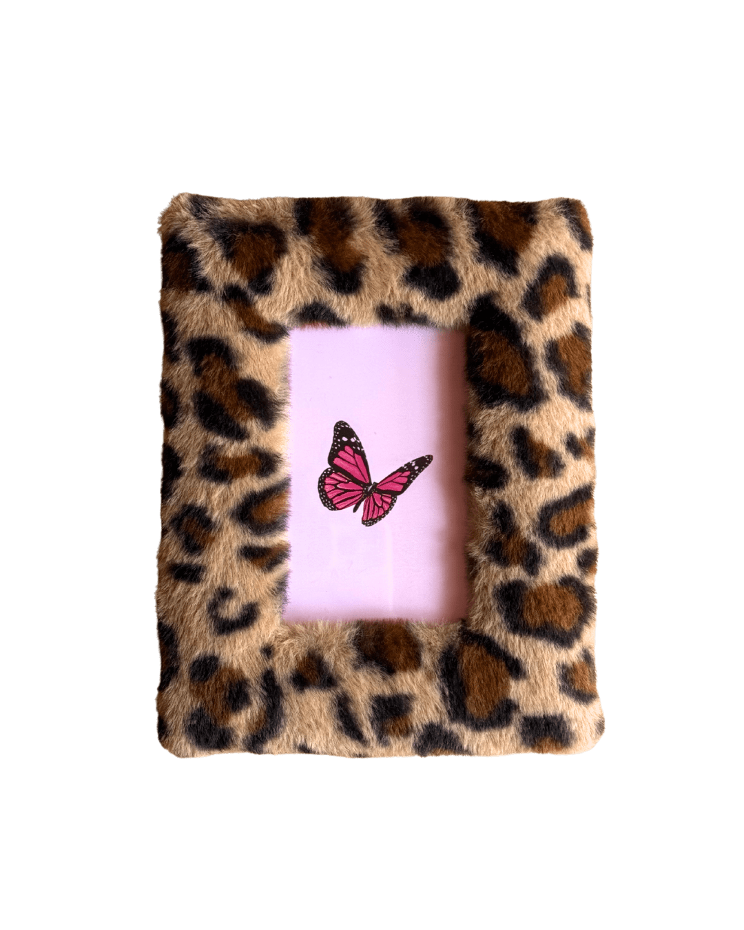 Leopard Print Fluffy Picture Frame