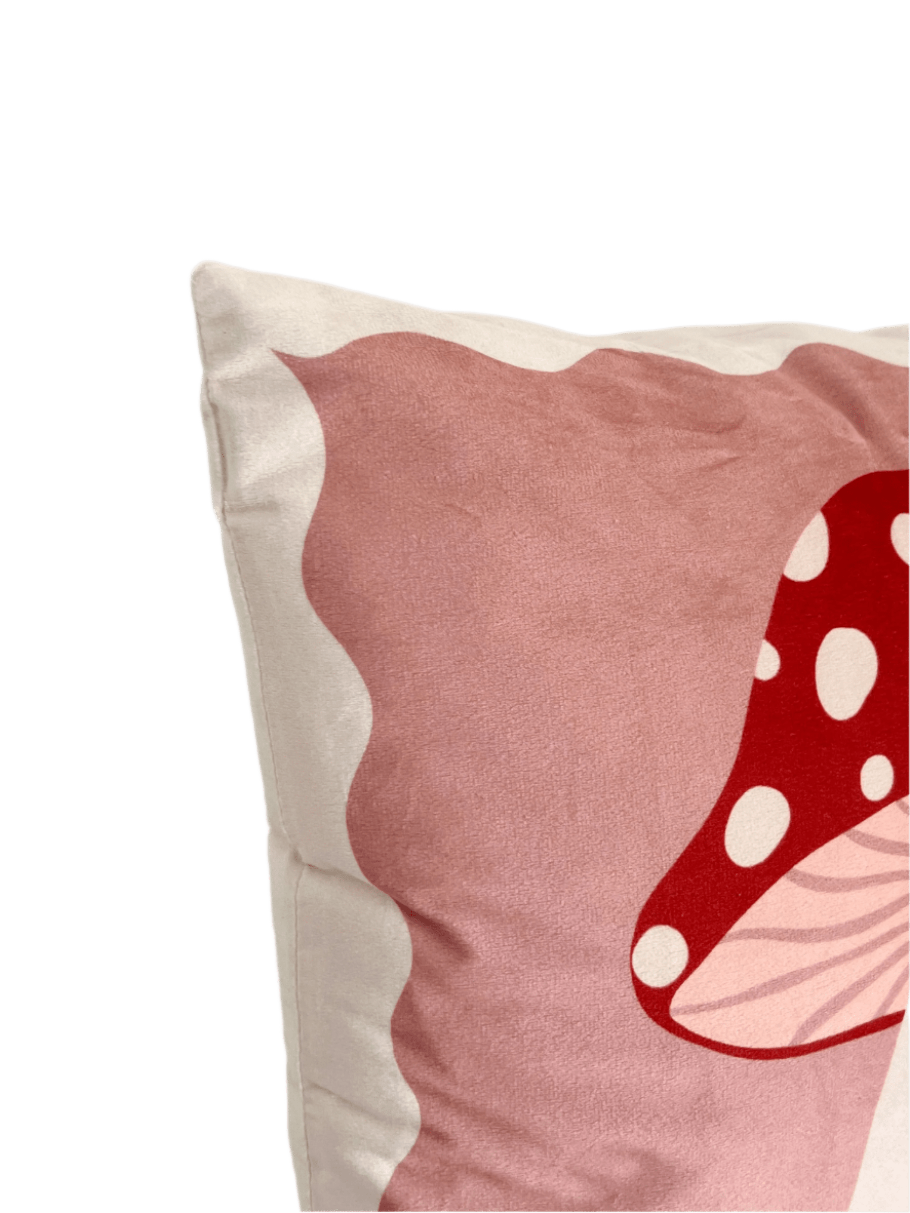 a toad stool cushion cover