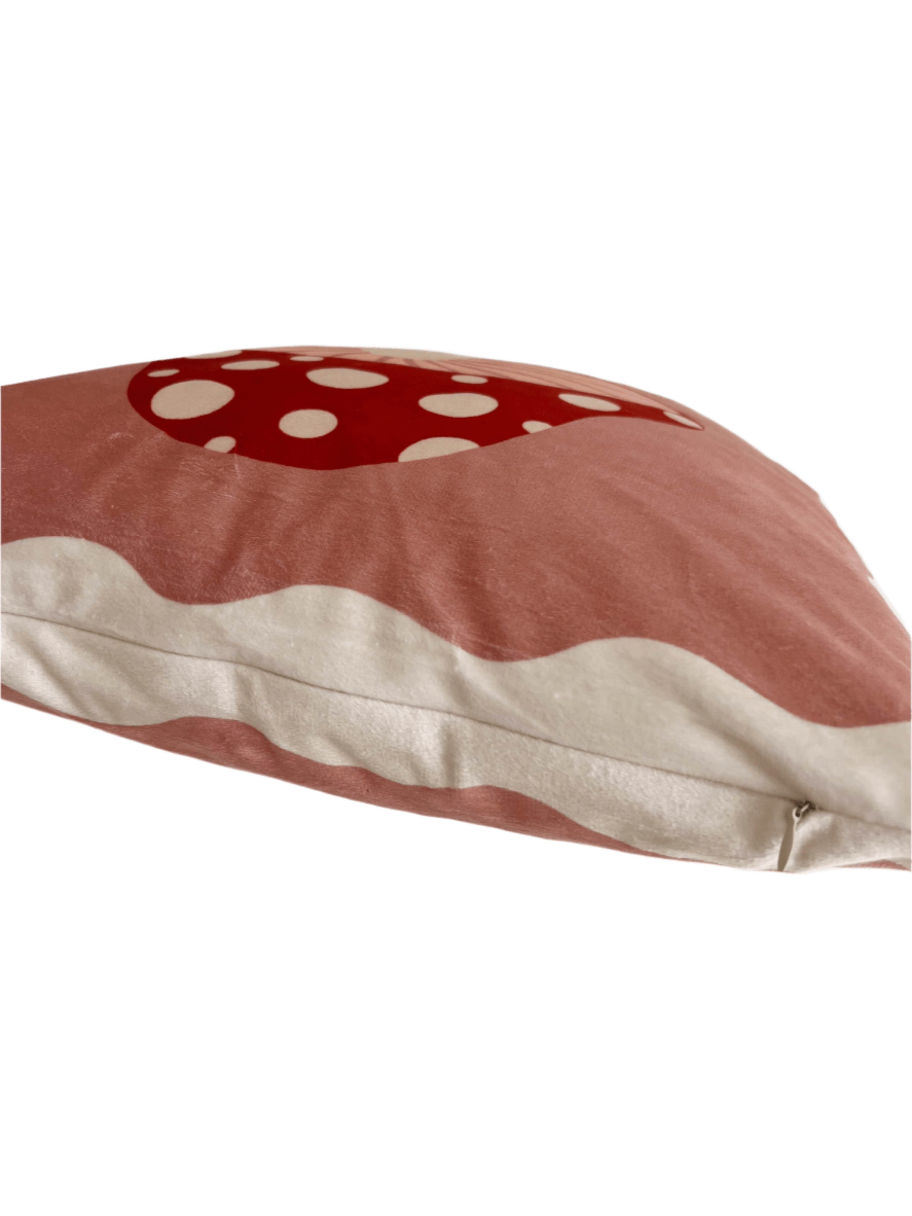a toad stool cushion covers
