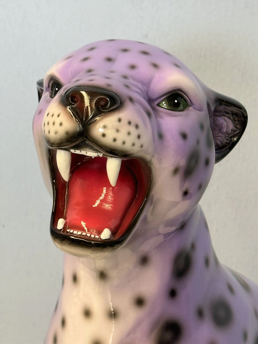 Wisteria the Purple Leopard Statue