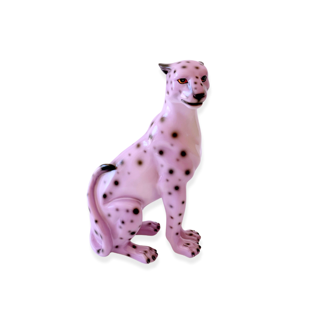 Lily the Lilac Leopard Statue