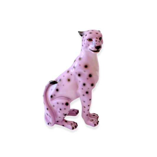 Lily the Lilac Leopard Statue