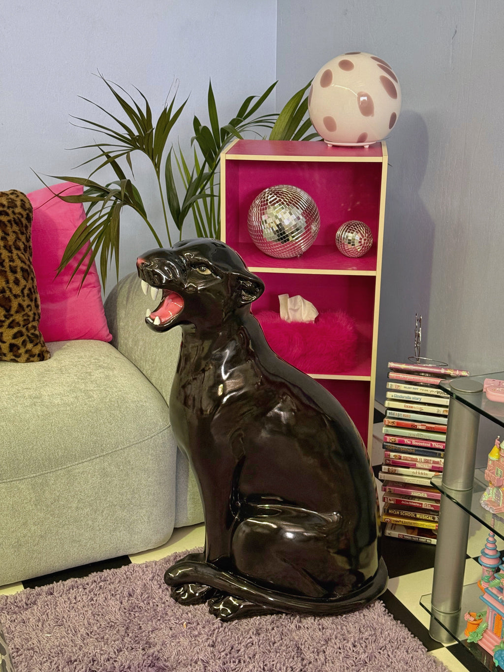 80cm Size Panther Statue