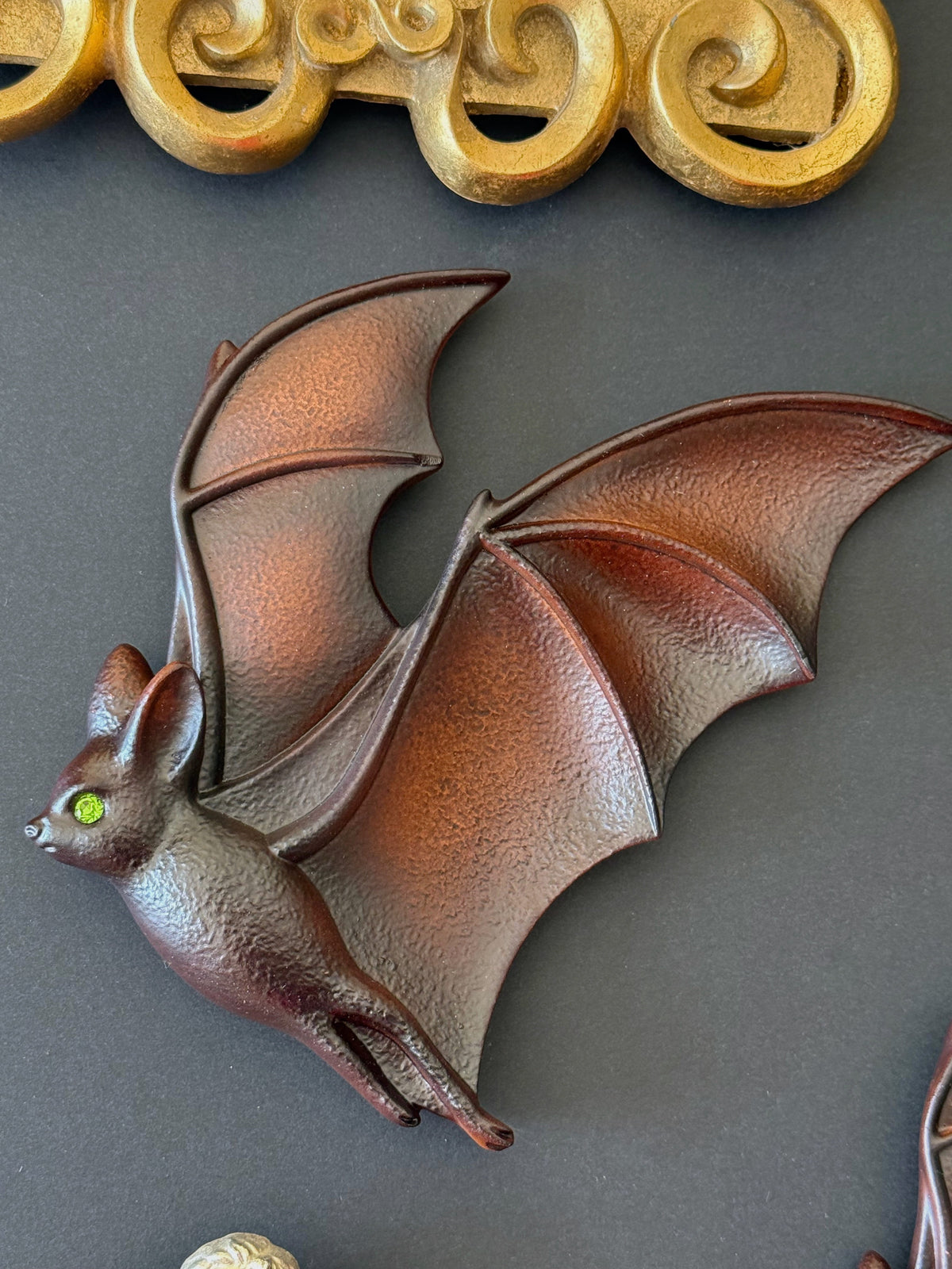 The Dark Trio  - Set of 3 Bat Wall Hangings