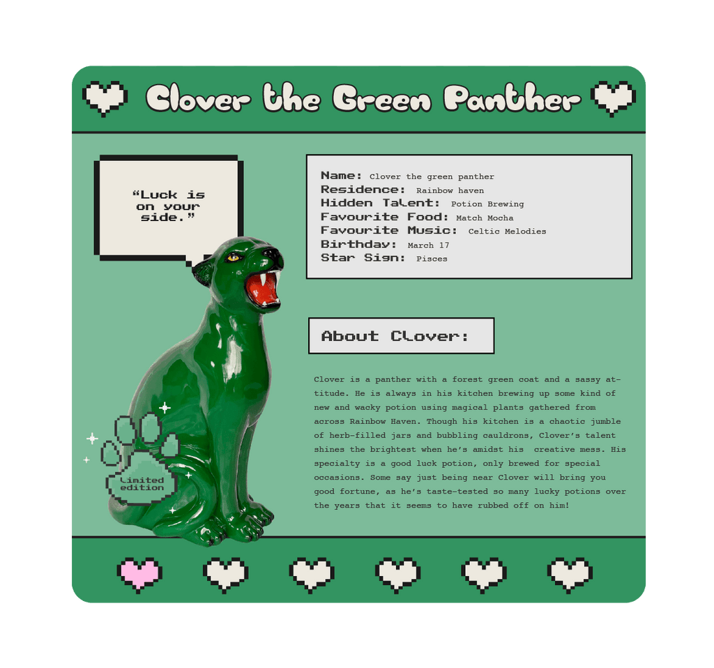 a personality profile of a cat statue