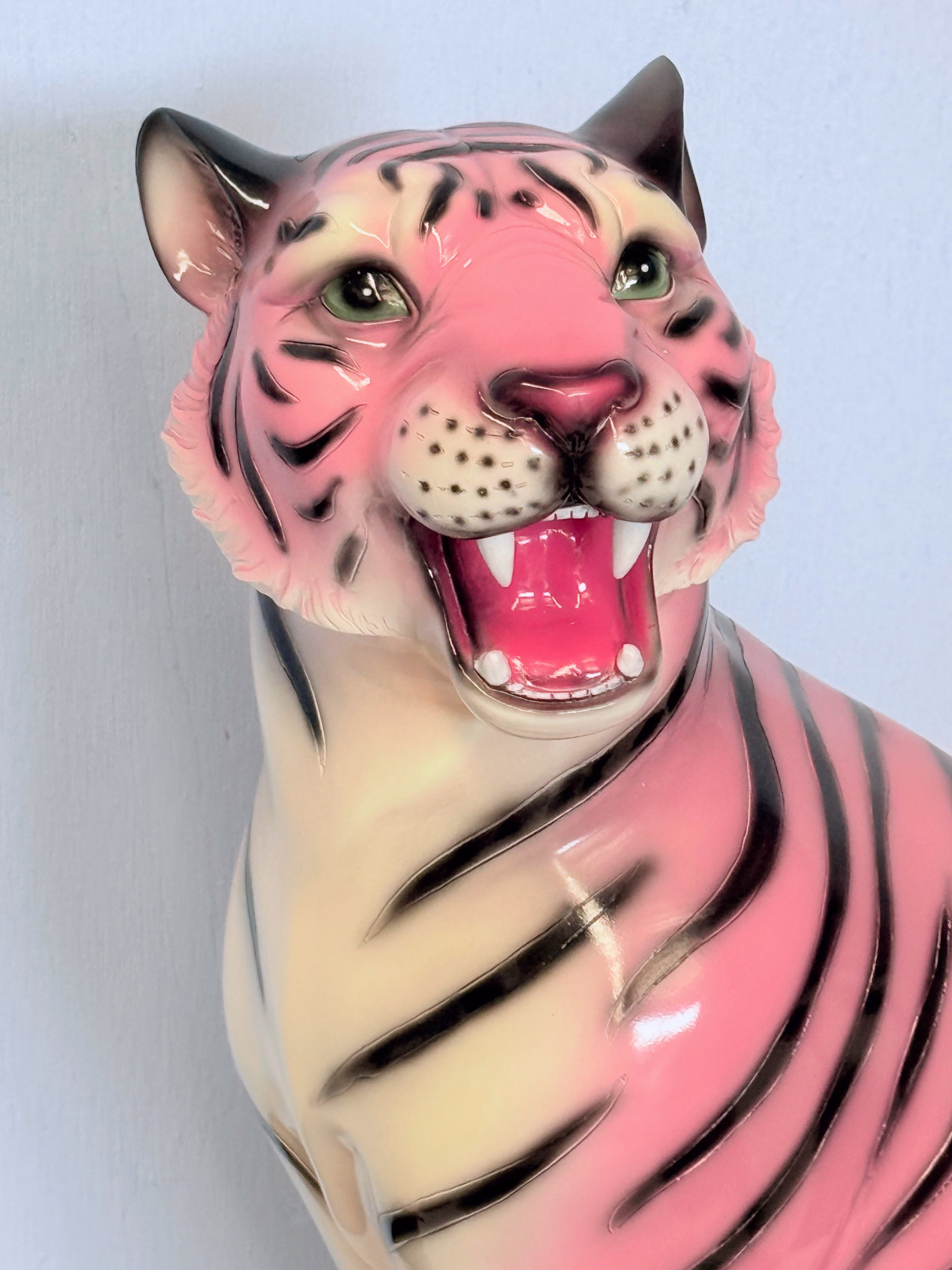 Flora the Pink Tiger Statue