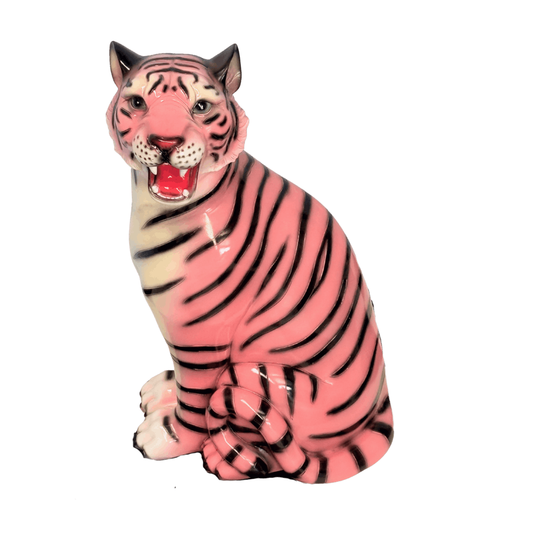 COMING SOON Flora the Pink Tiger Statue