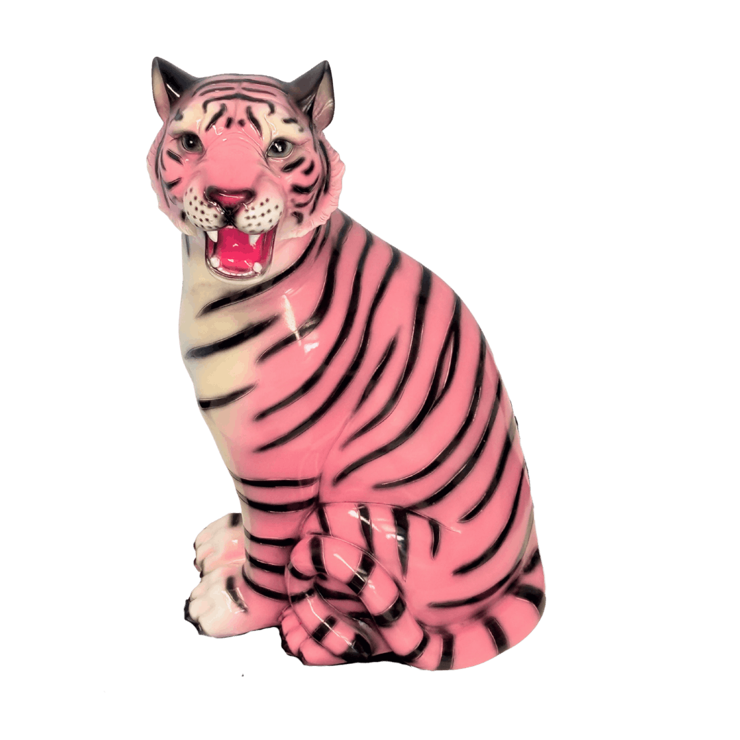 Flora the Pink Tiger Statue