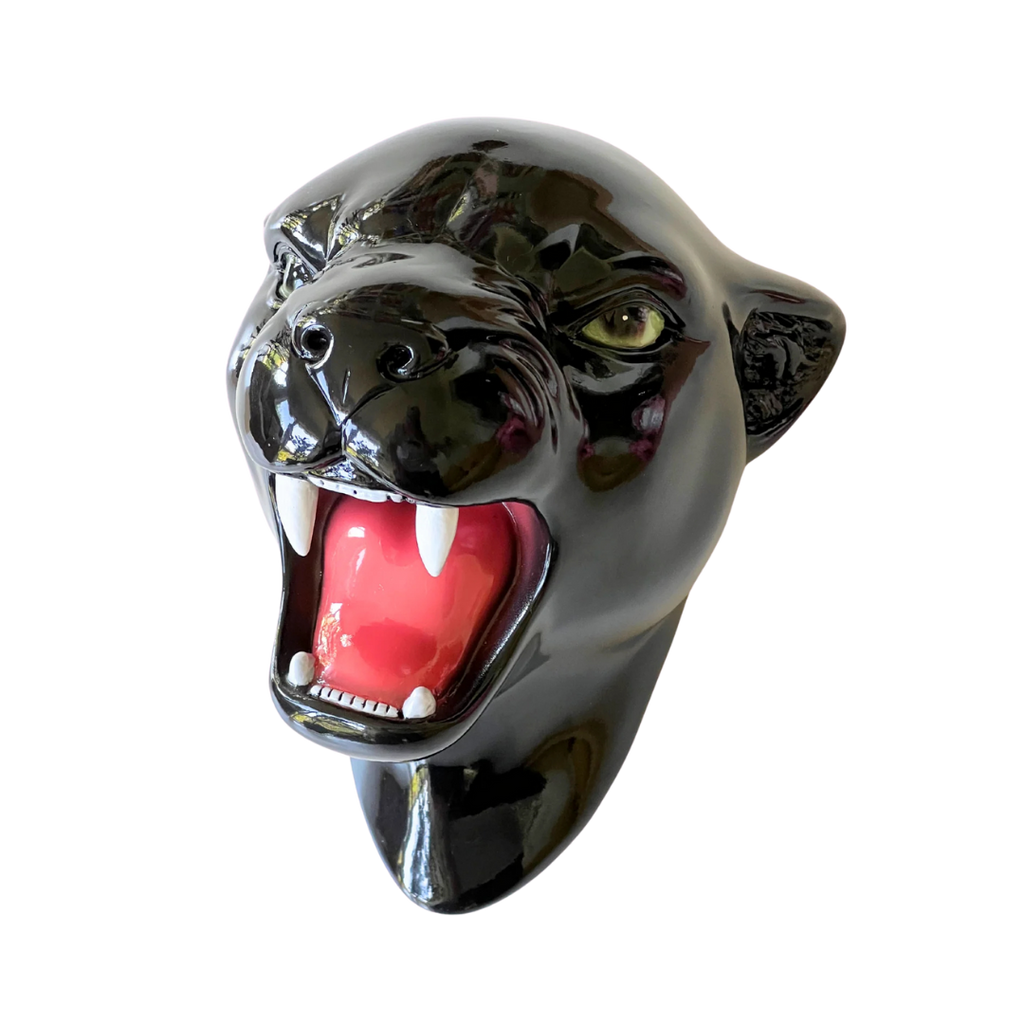 Midnight the Classic Black Panther Wall Mounted Head