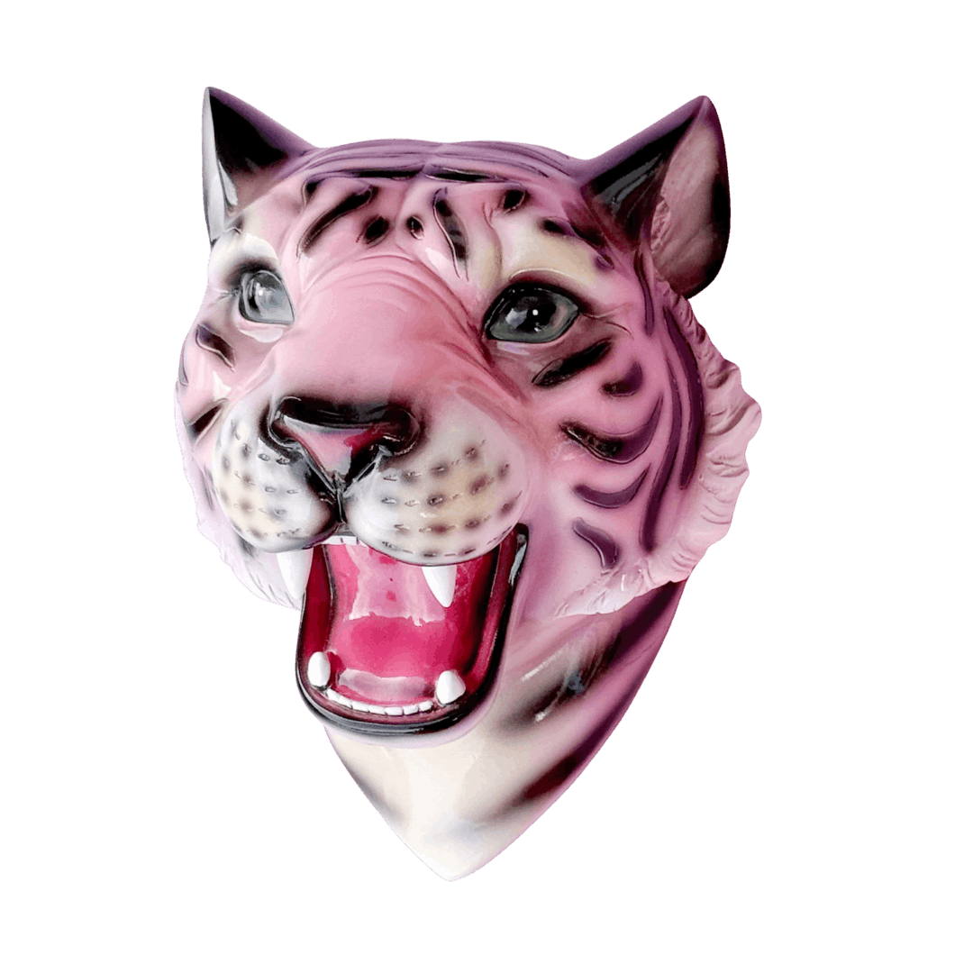 COMING SOON Pixie the Pink Tiger Wall Mounted Head