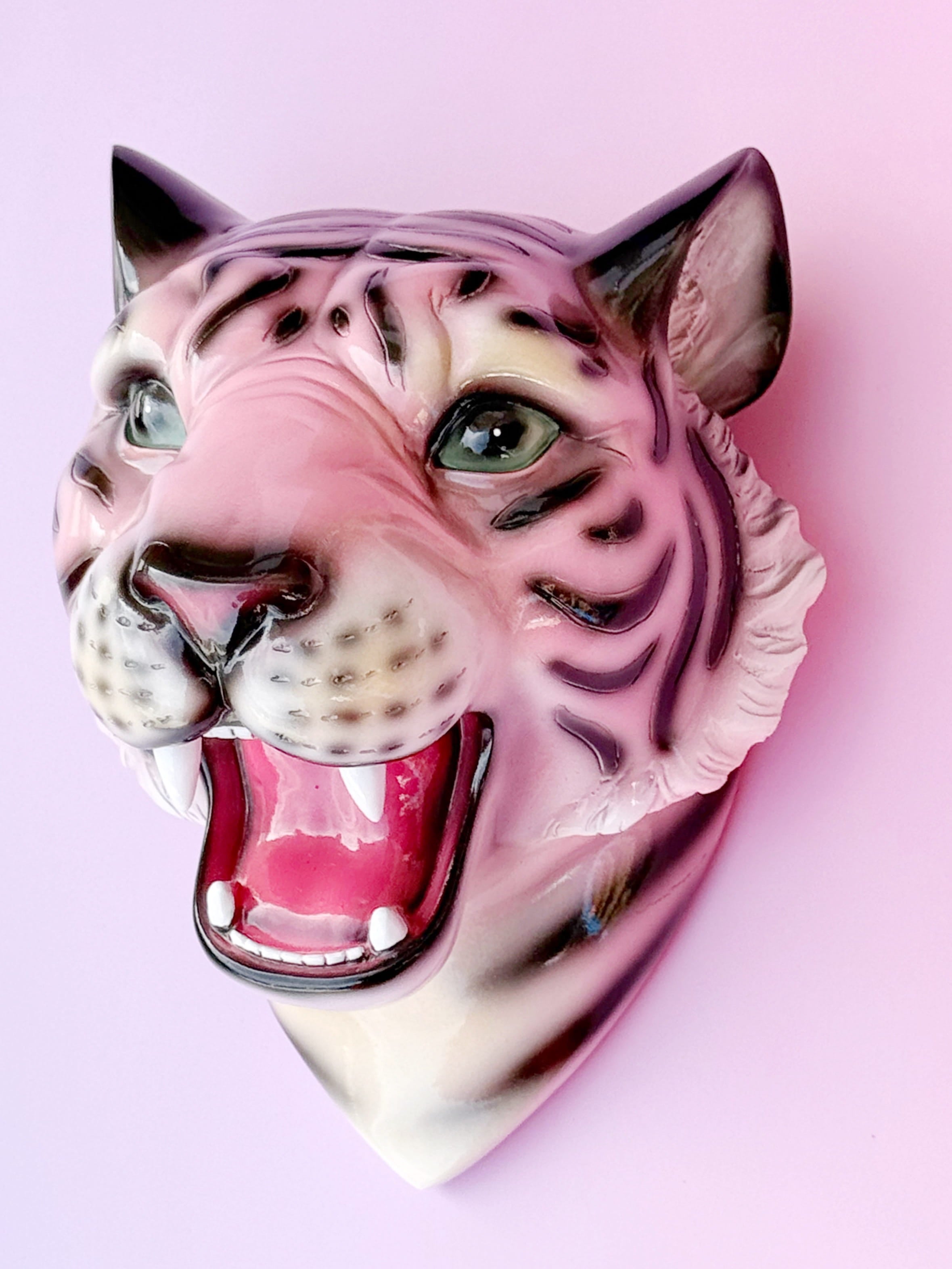 COMING SOON Pixie the Pink Tiger Wall Mounted Head