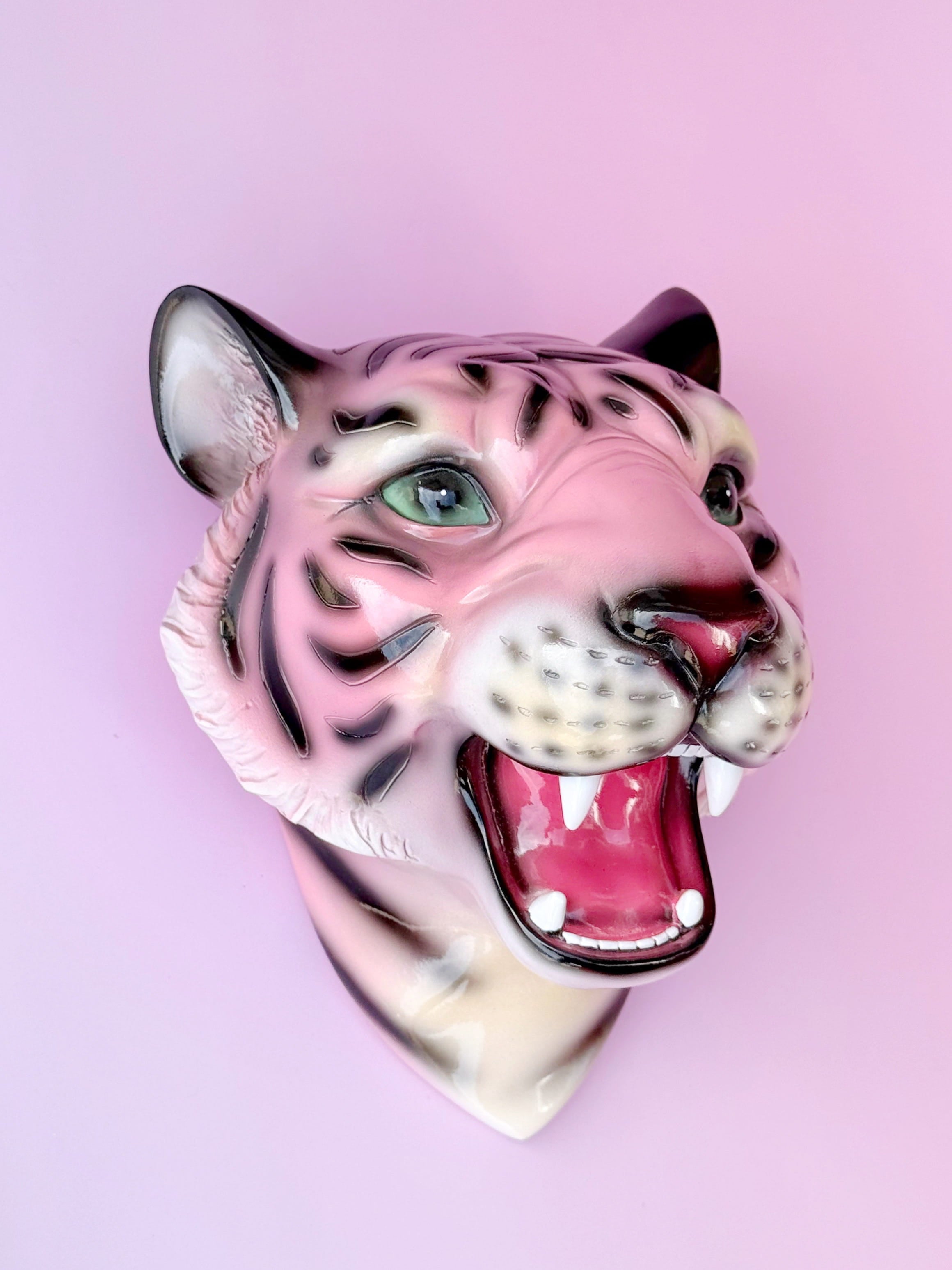 COMING SOON Pixie the Pink Tiger Wall Mounted Head