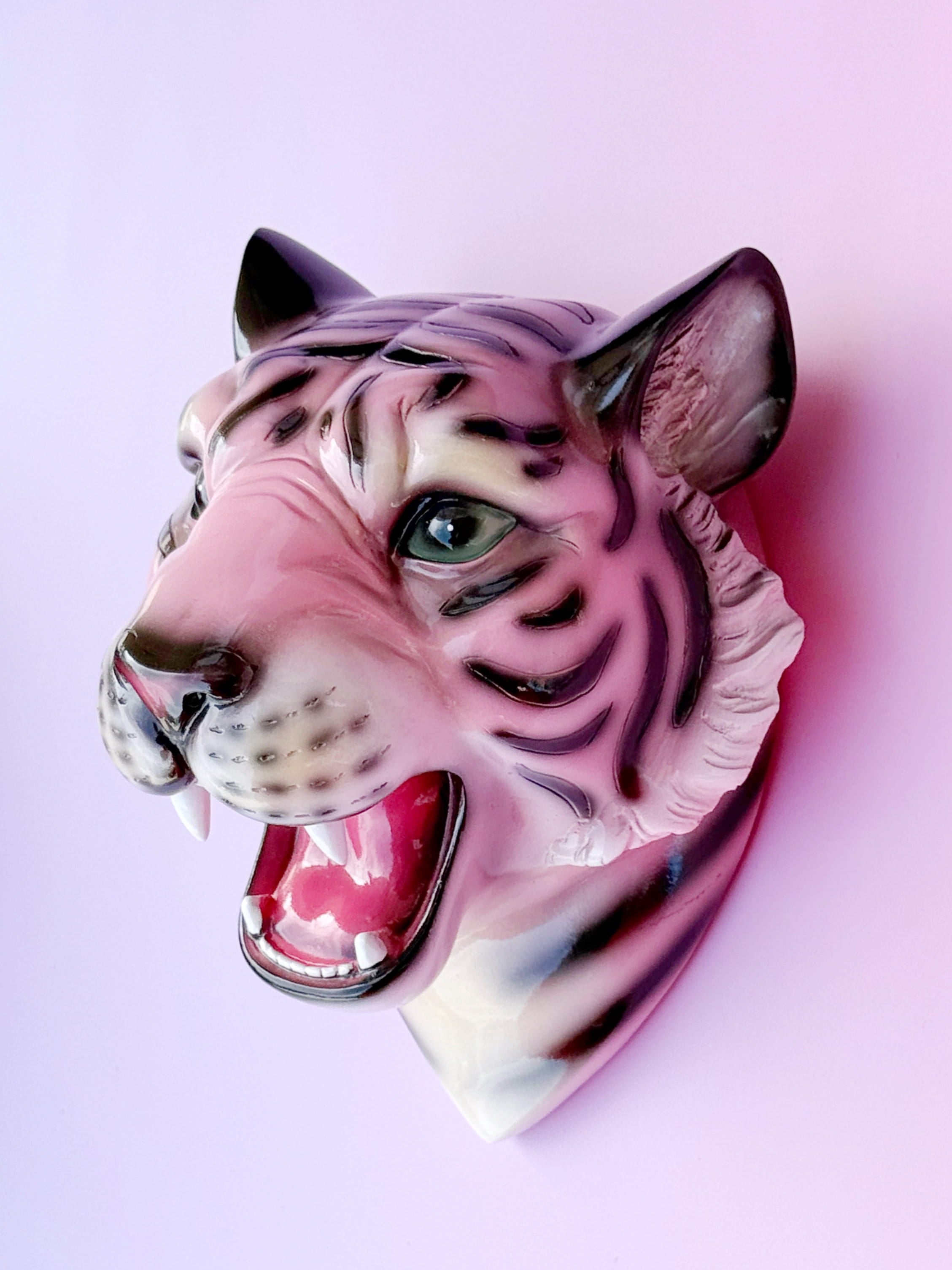 COMING SOON Pixie the Pink Tiger Wall Mounted Head