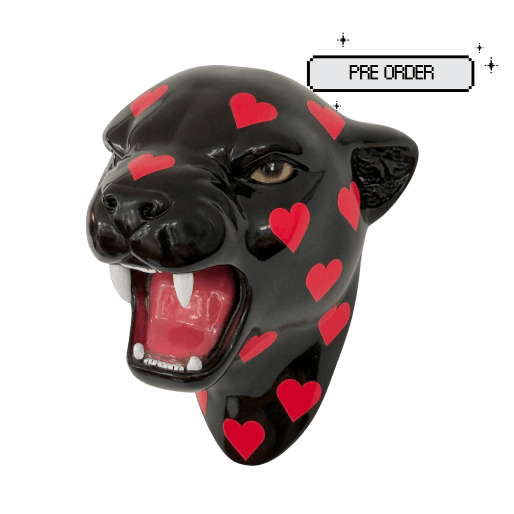 Pre-Order Scarlet the Love Heart Leopard Wall Mounted Head