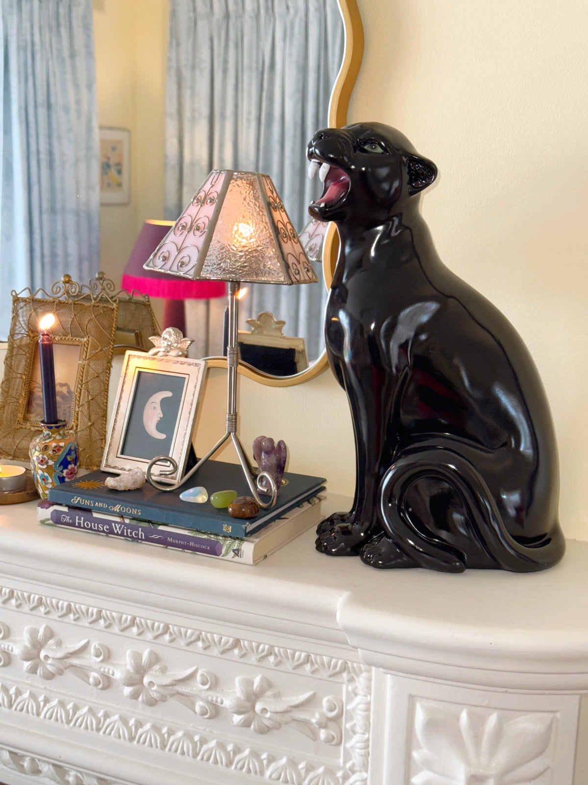 Shadow the Little Black Panther Statue