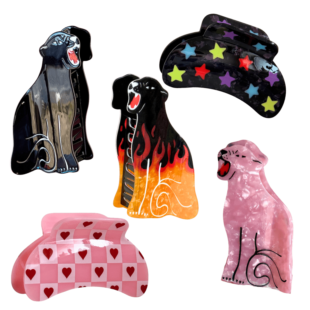 Panther Hair Claw Clip