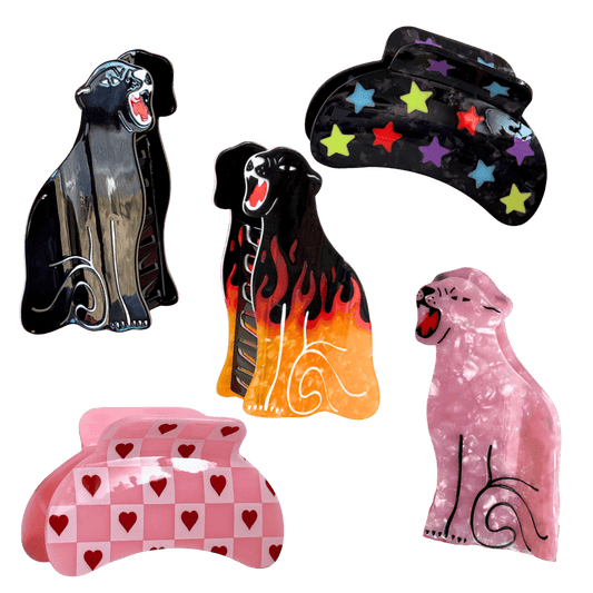 Panther Hair Claw Clip