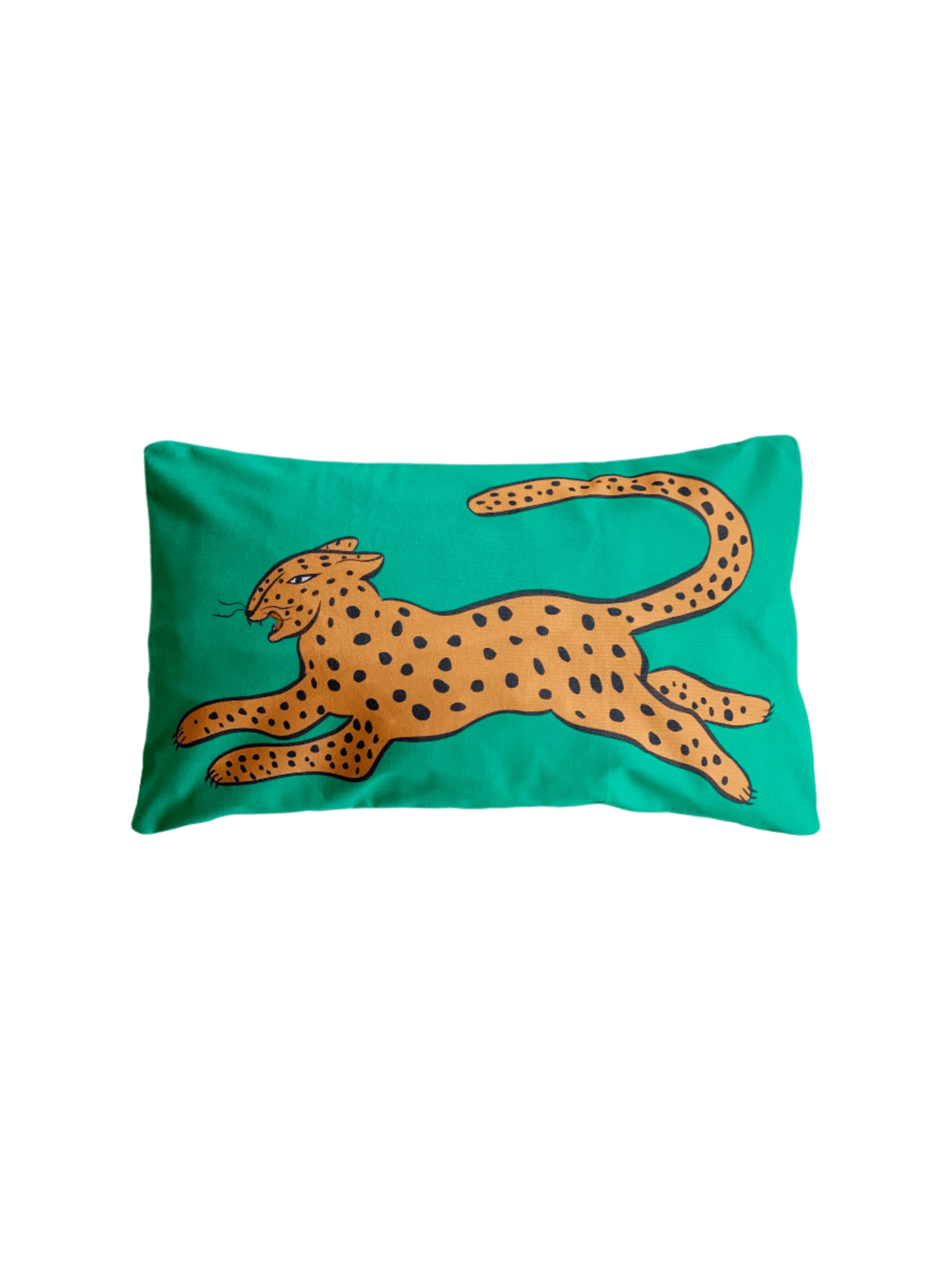colourful leopard cushion cover