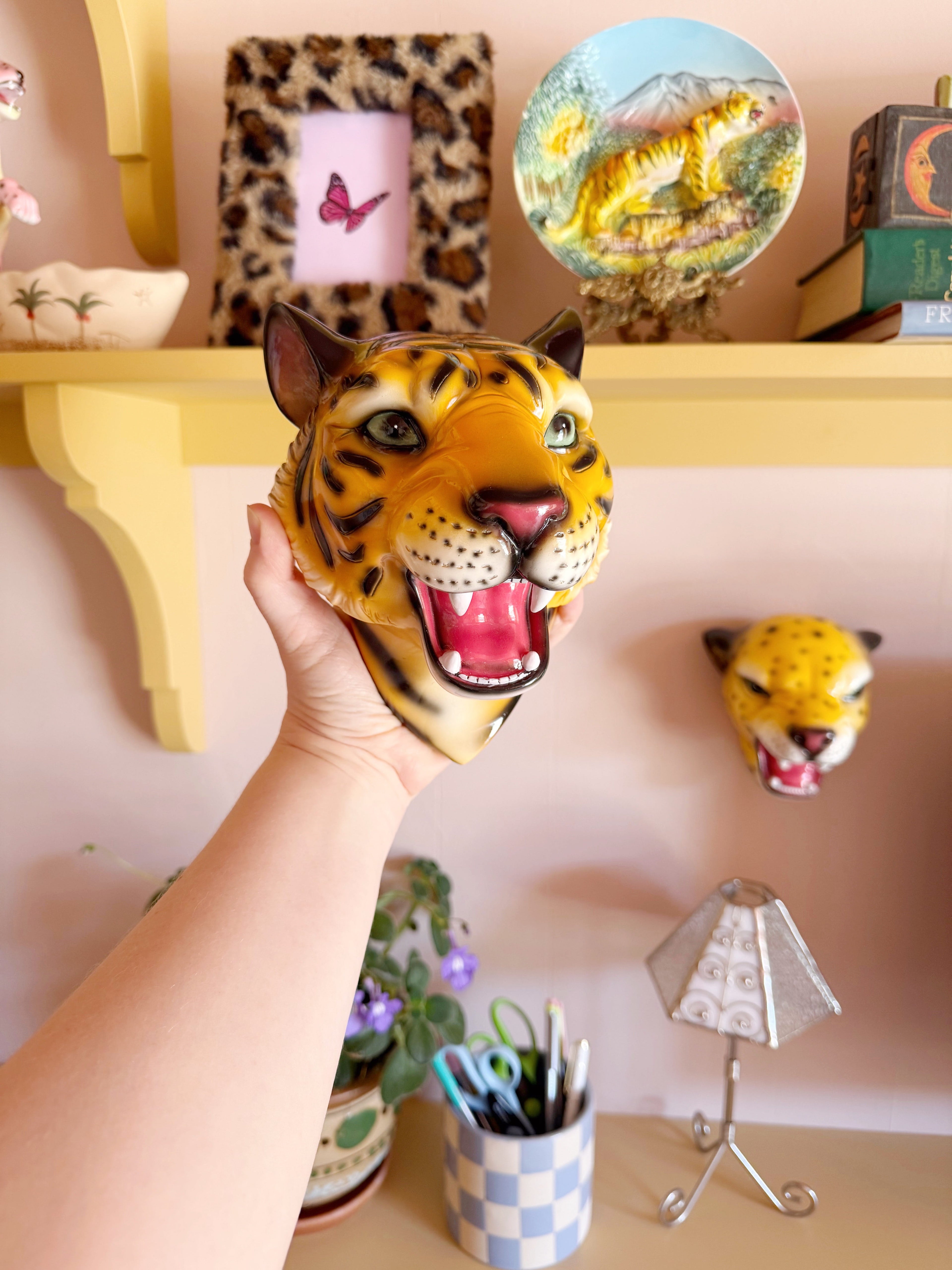 Blaze the Tiger Wall Mounted Head