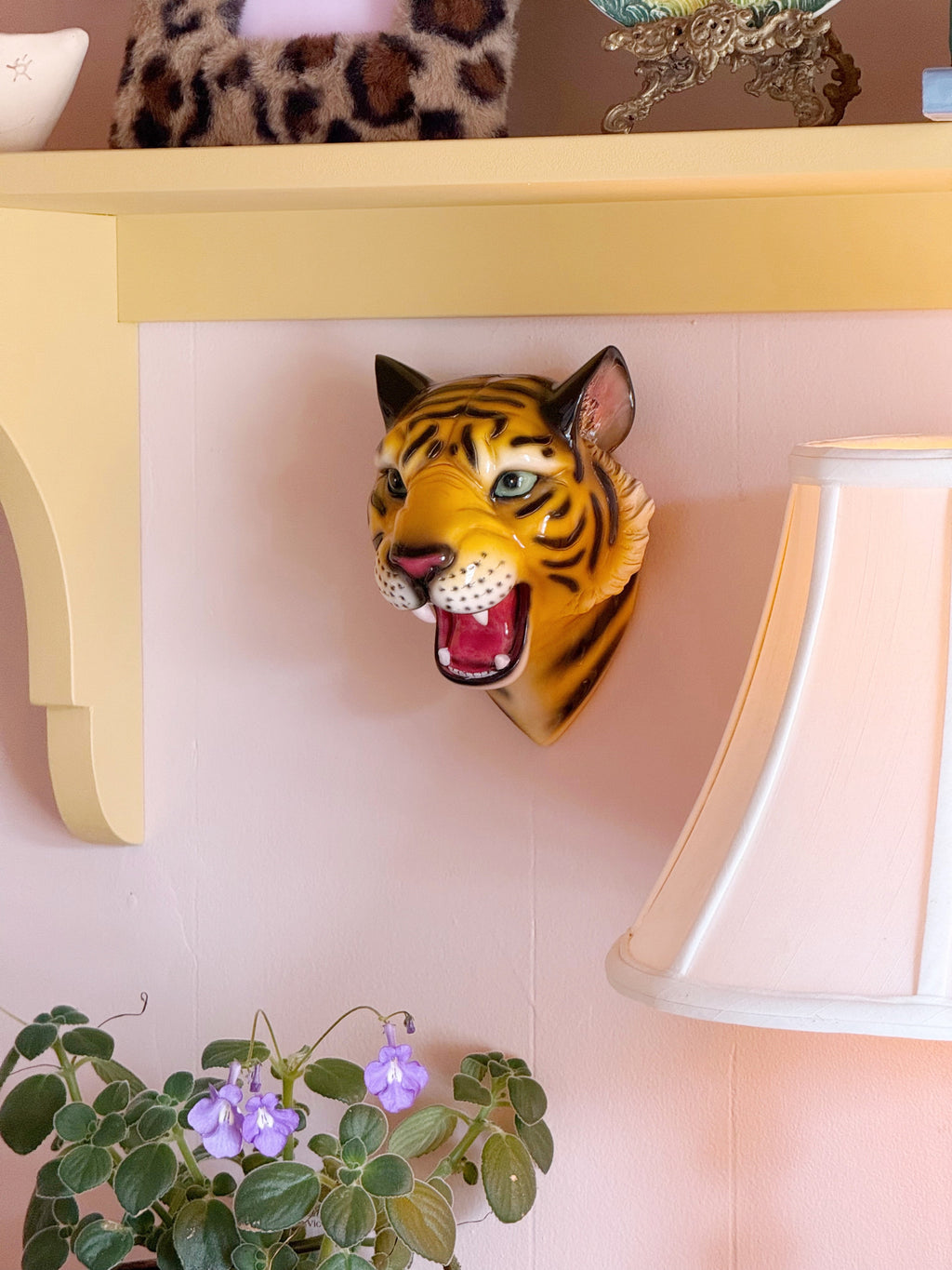 Blaze the Tiger Wall Mounted Head