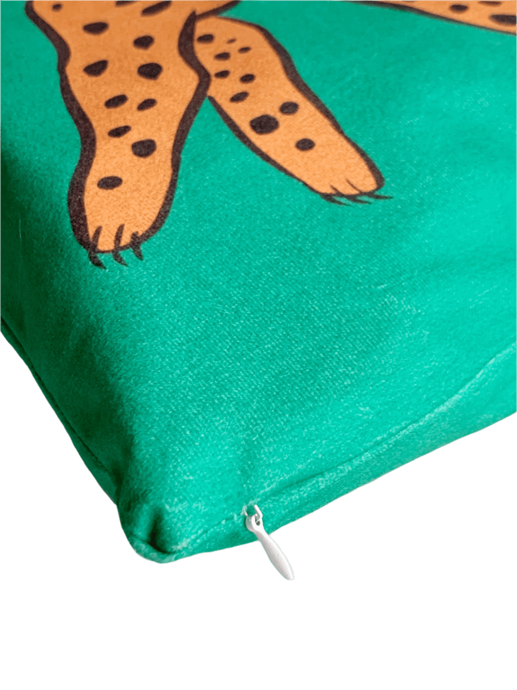 colourful leopard cushion cover