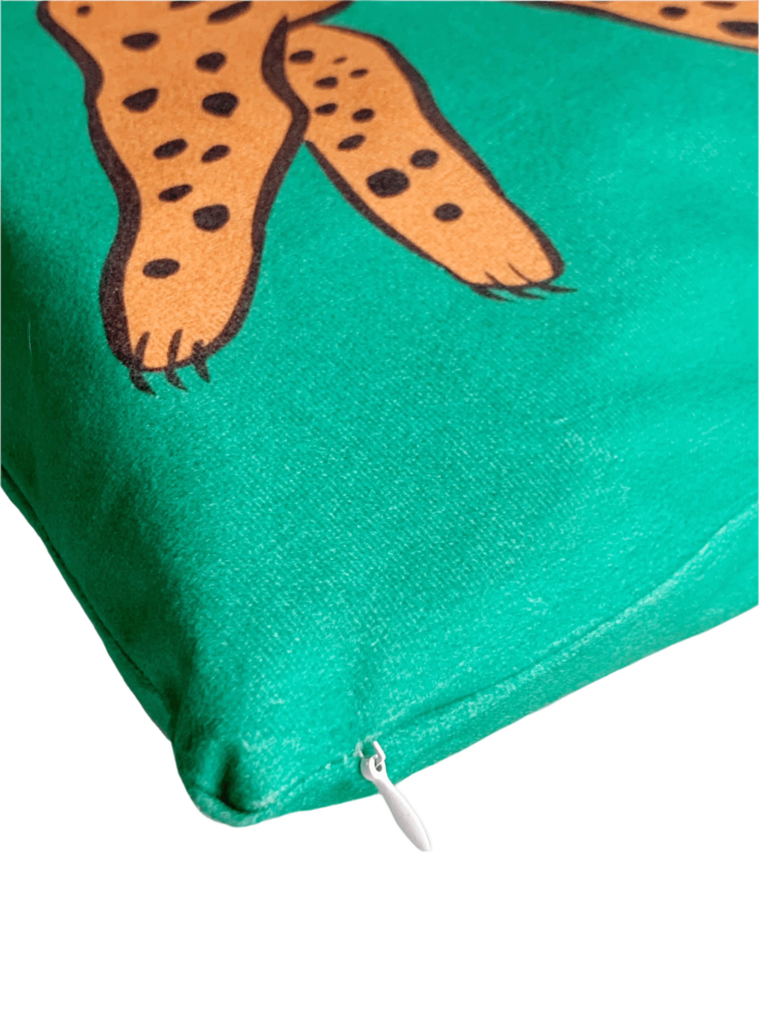 colourful leopard cushion cover