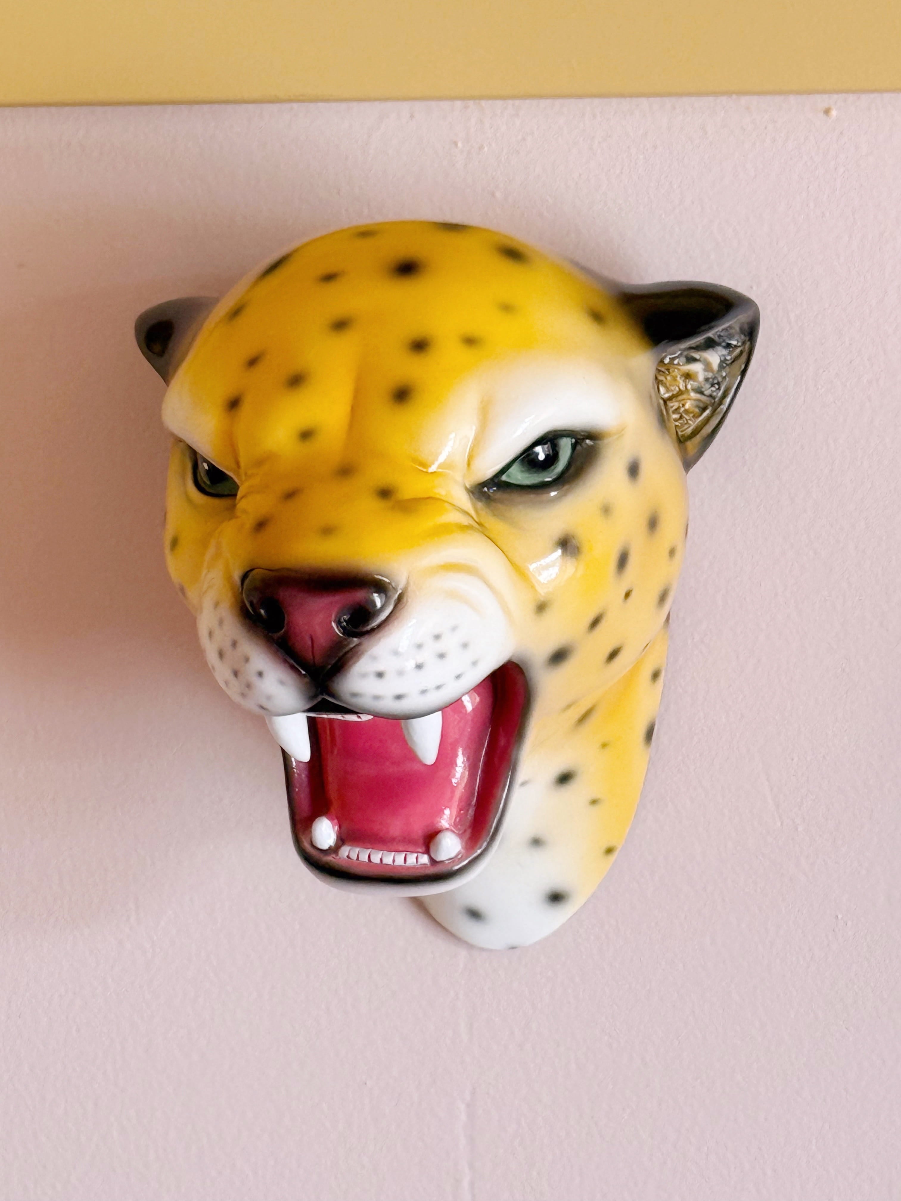 Pre-Order Saffron the Natural Leopard Wall Mounted Head
