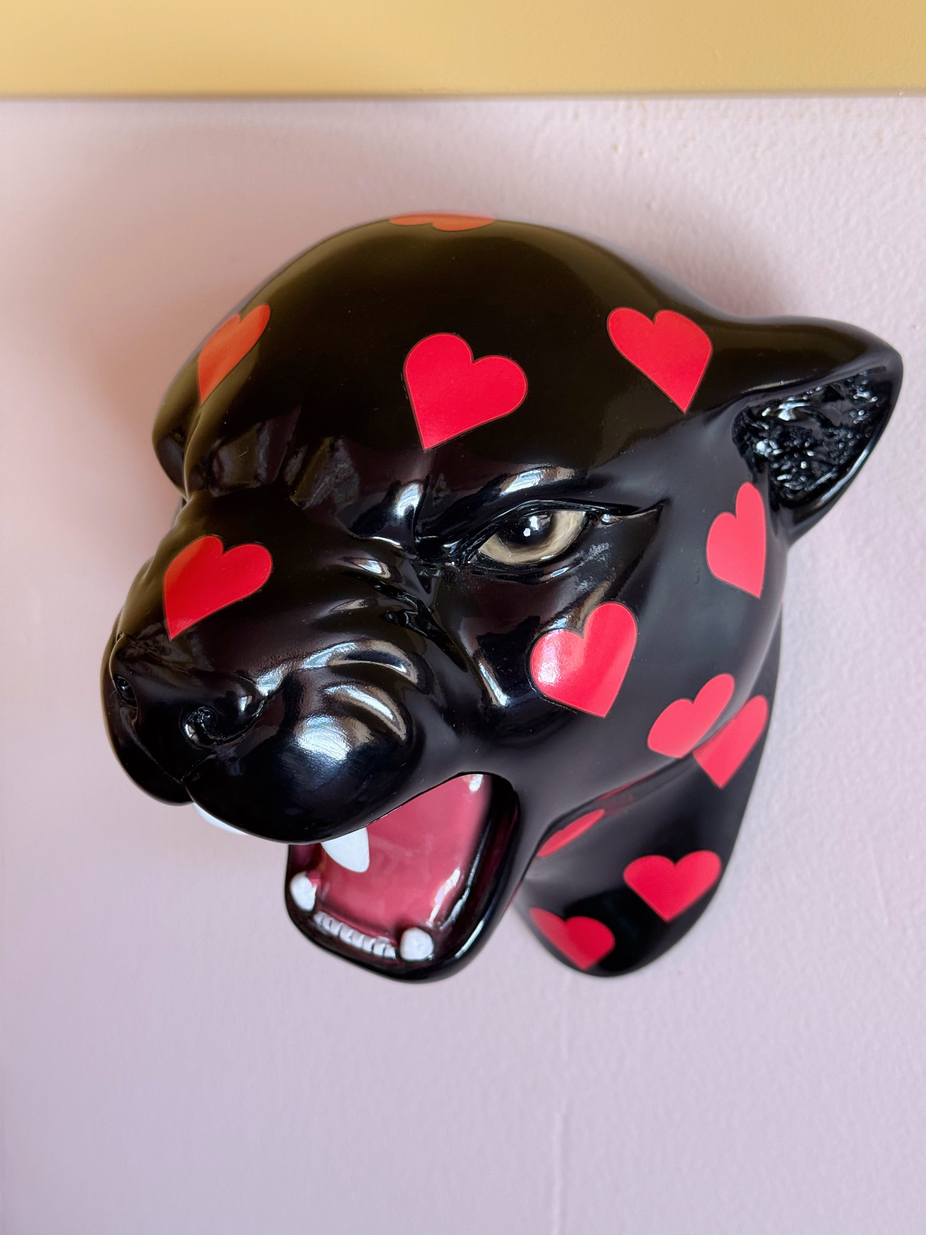 Pre-Order Scarlet the Love Heart Leopard Wall Mounted Head