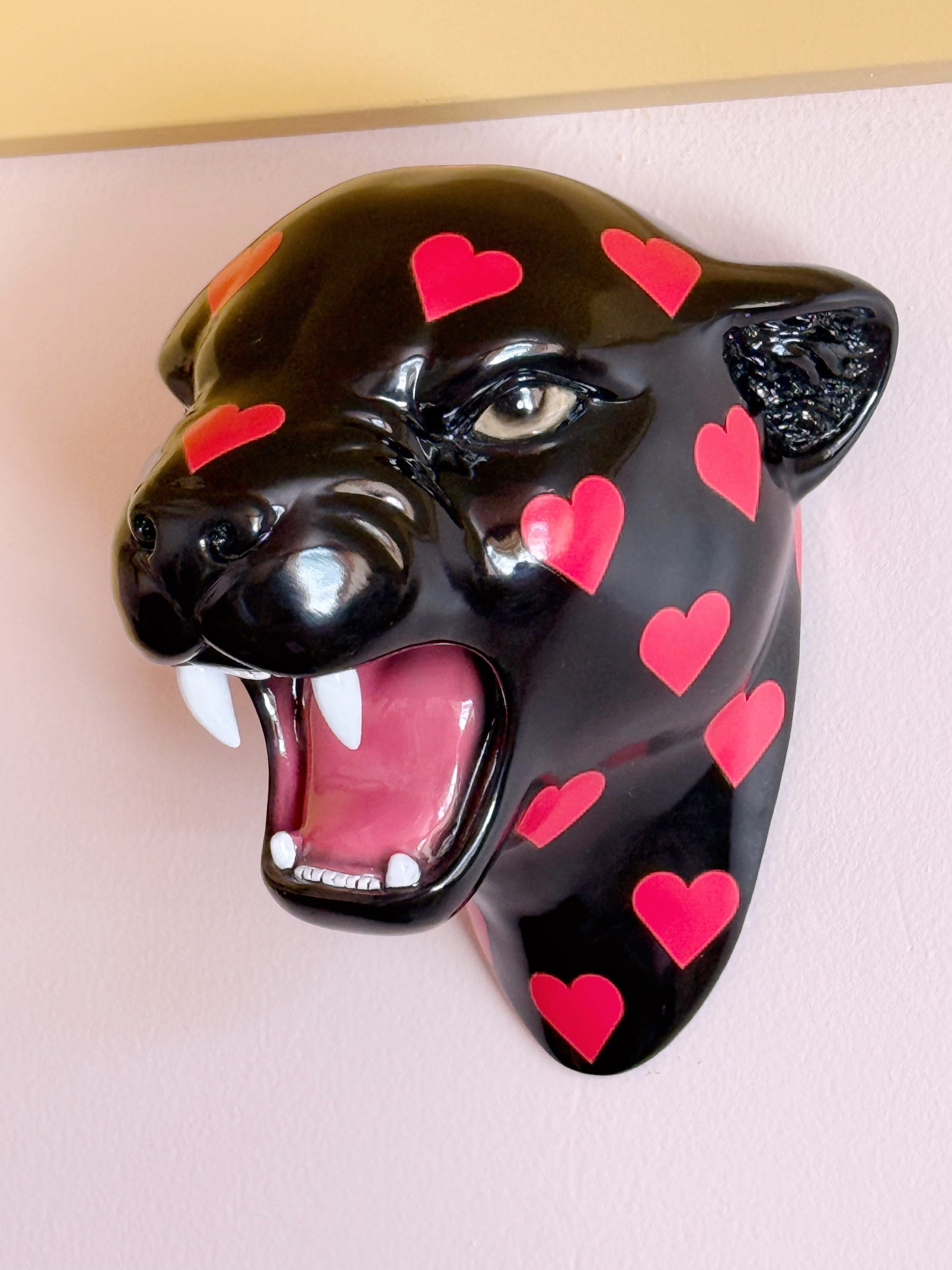 Pre-Order Scarlet the Love Heart Leopard Wall Mounted Head