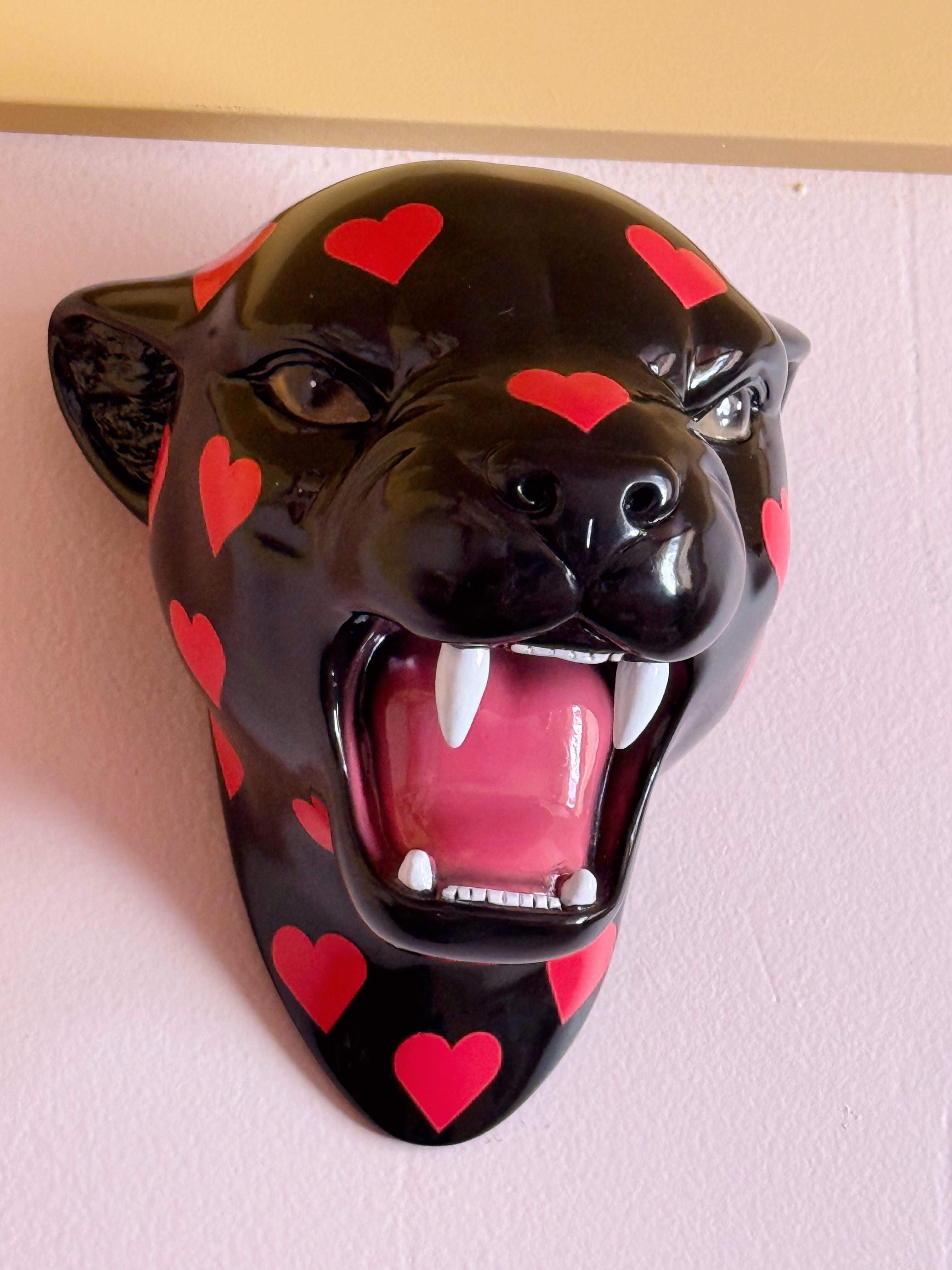 Pre-Order Scarlet the Love Heart Leopard Wall Mounted Head