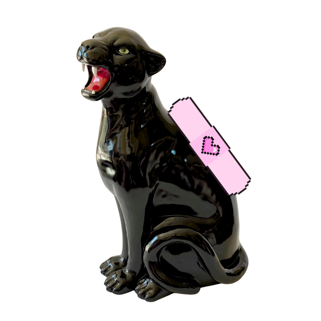 Flawed Luna the Panther Statue