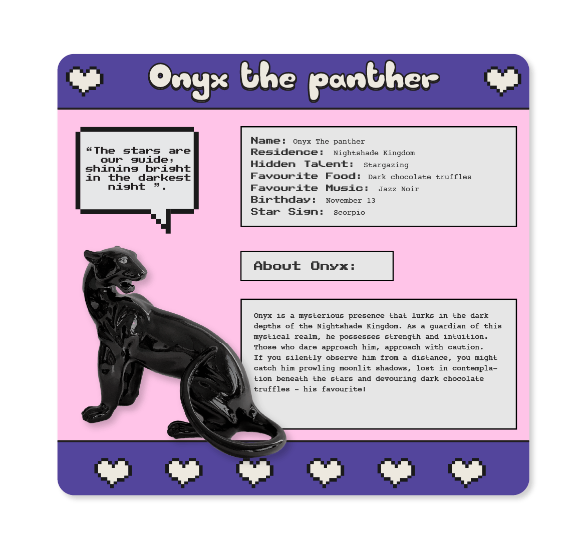 Onyx the Panther Statue