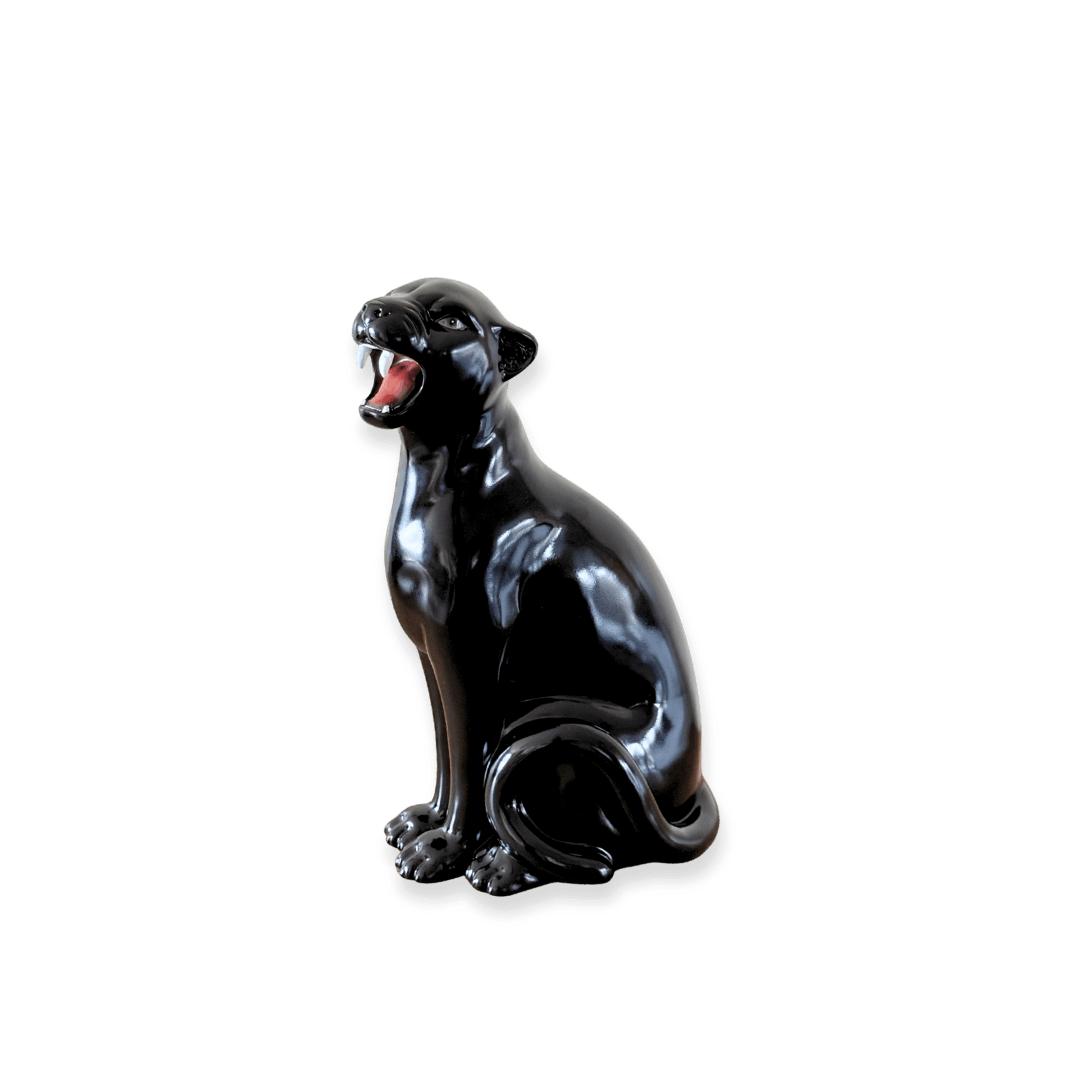 Shadow the Little Black Panther Statue
