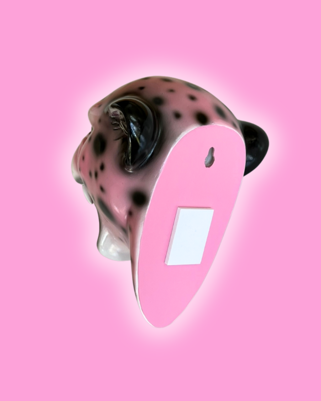 Candy-Rose the Pink Leopard Wall Mounted Head
