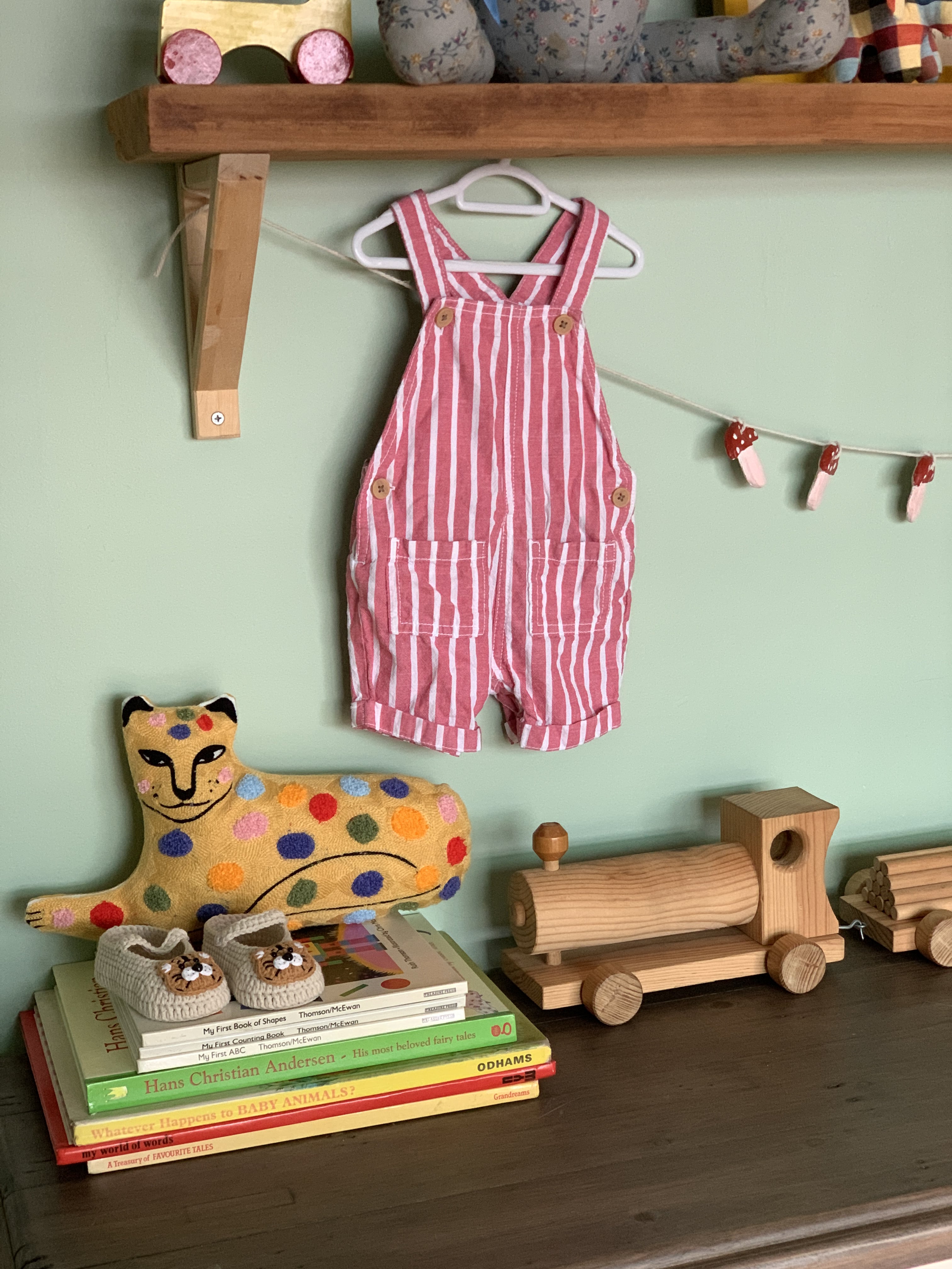 cute colourful leopard cushion kids room